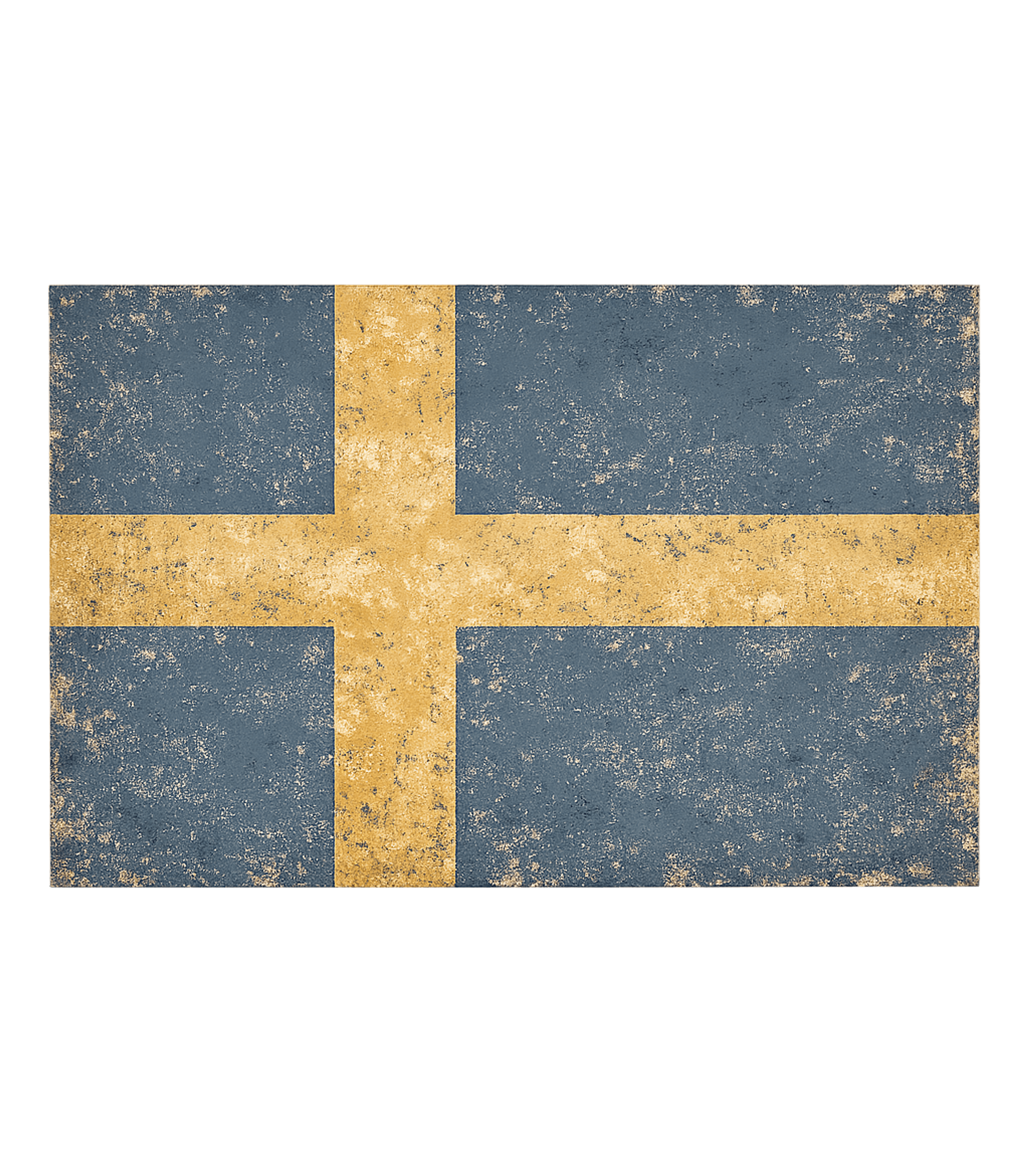 Distressed Sweden Flag