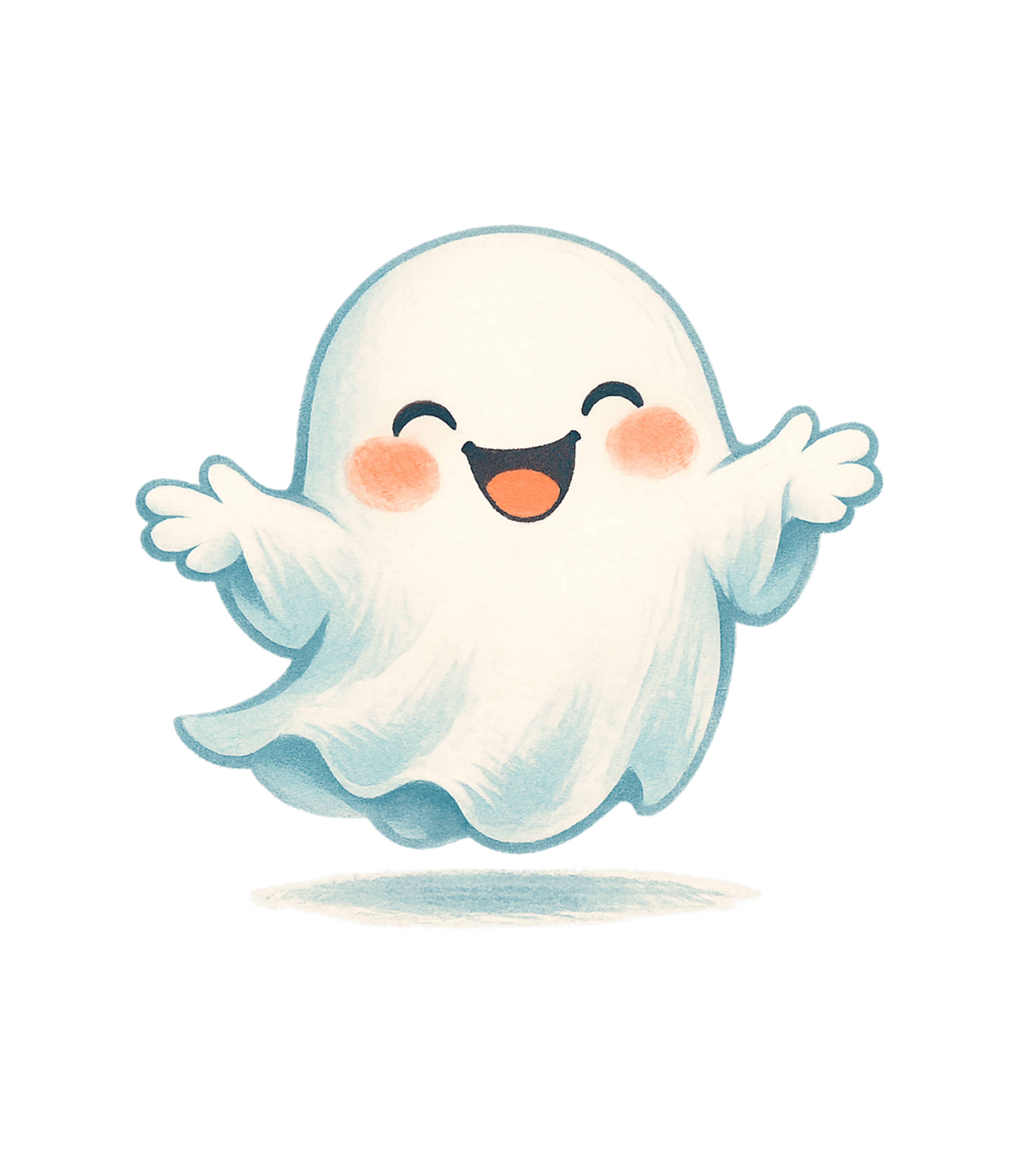 Happy Cute Ghost