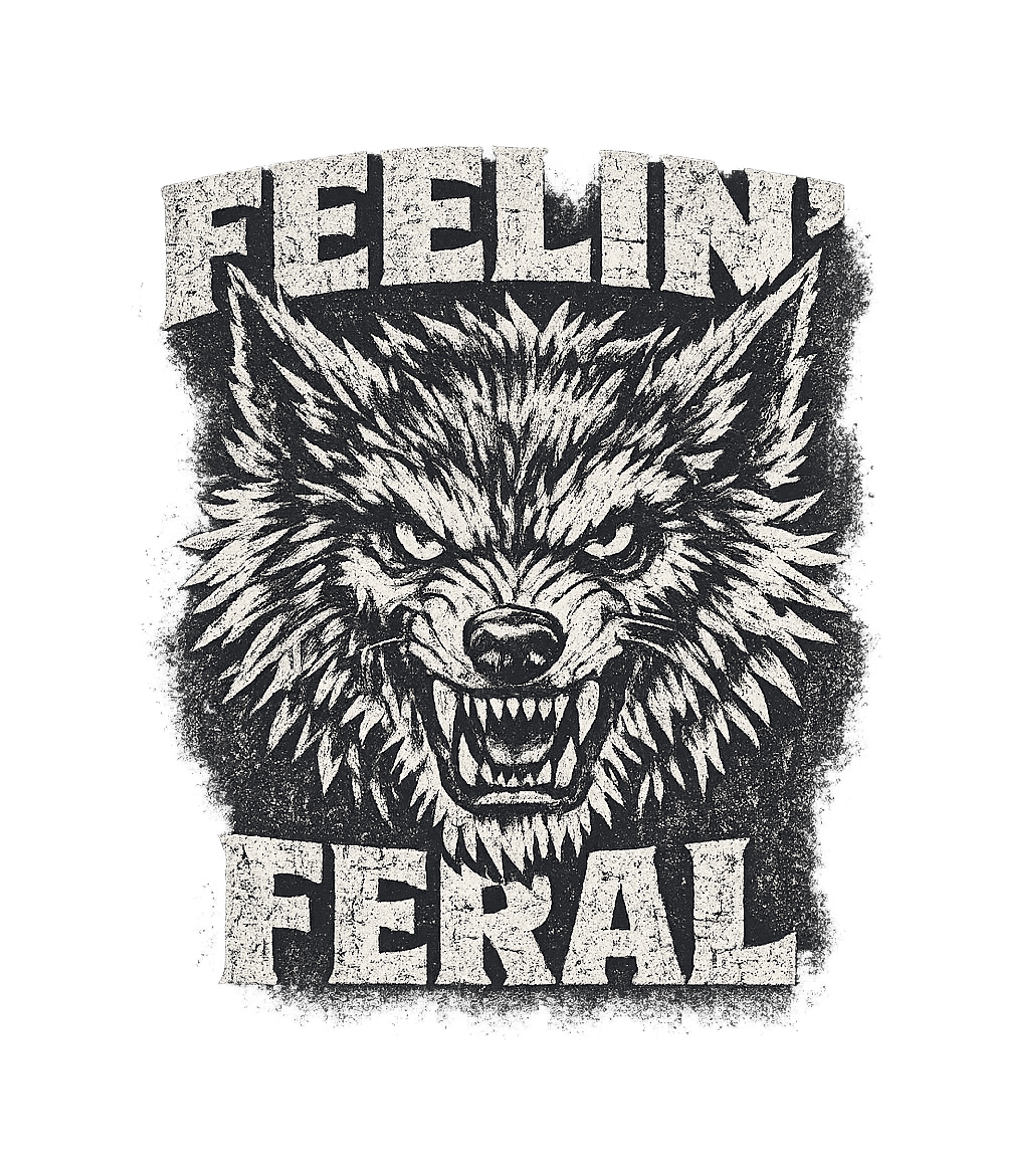 Feelin Feral Werewolf Men's T Shirt