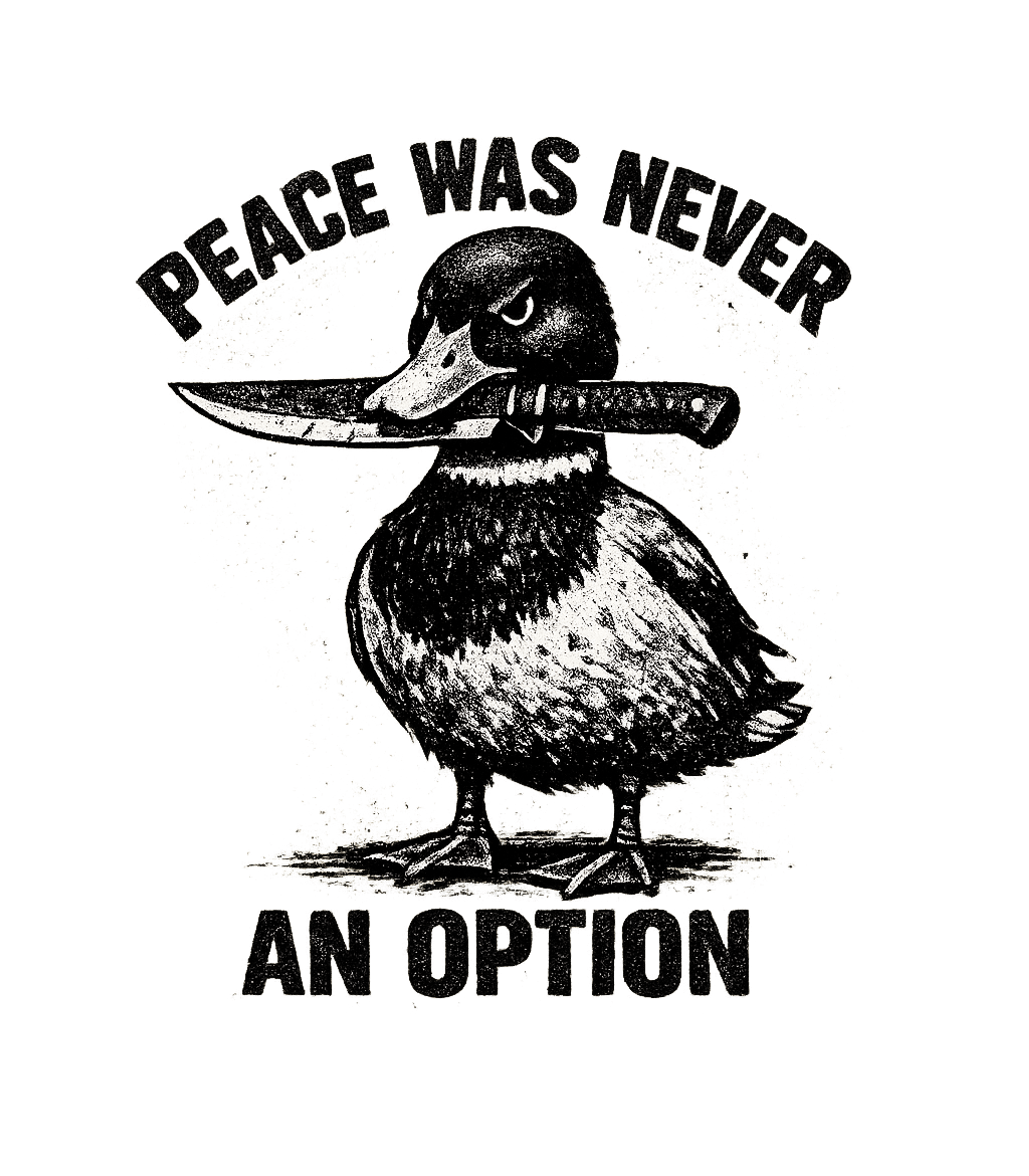 Peace Not Option Duck