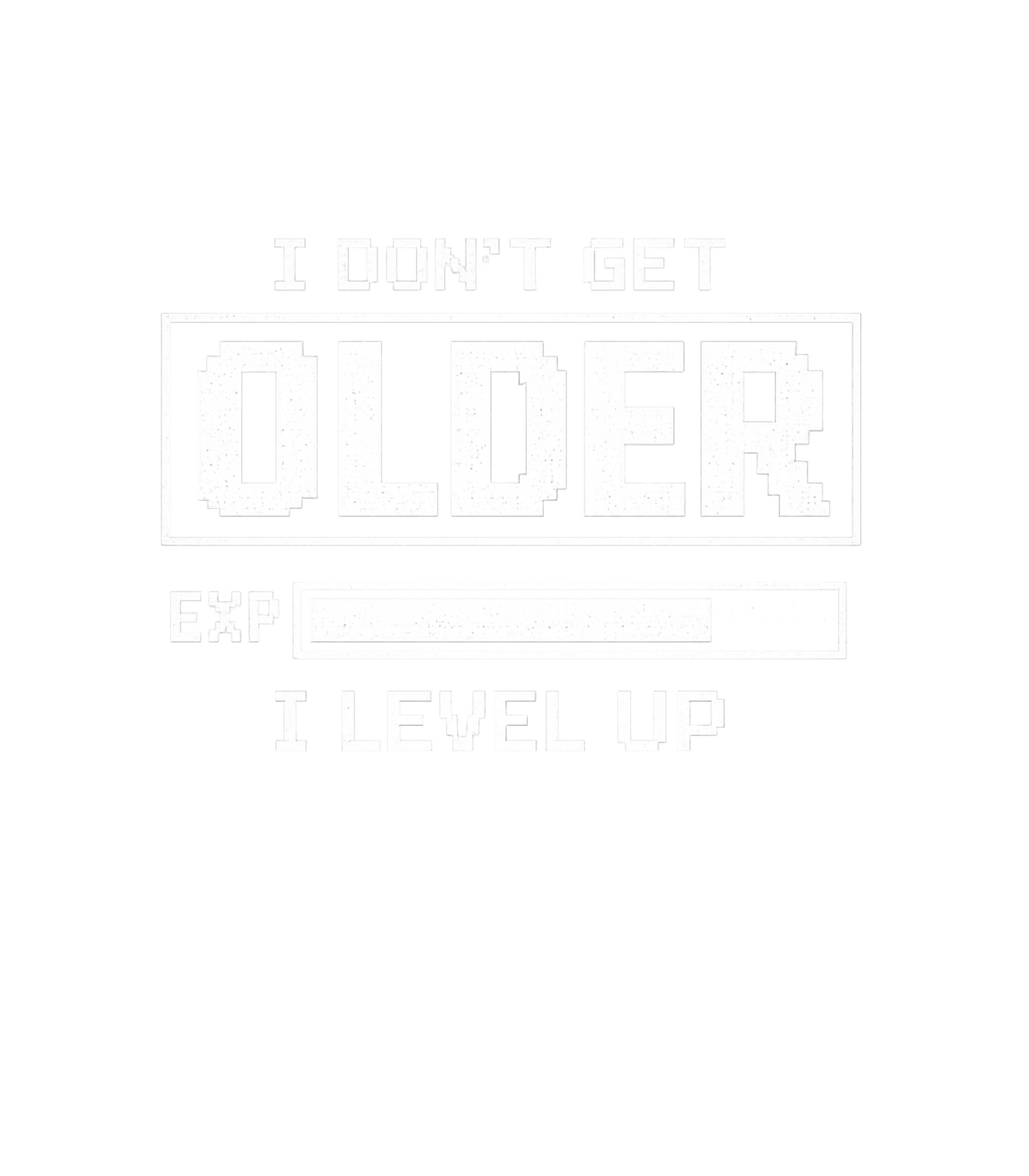 Mens I Don't Get Older I Level Up T Shirt Funny Video Game Tee