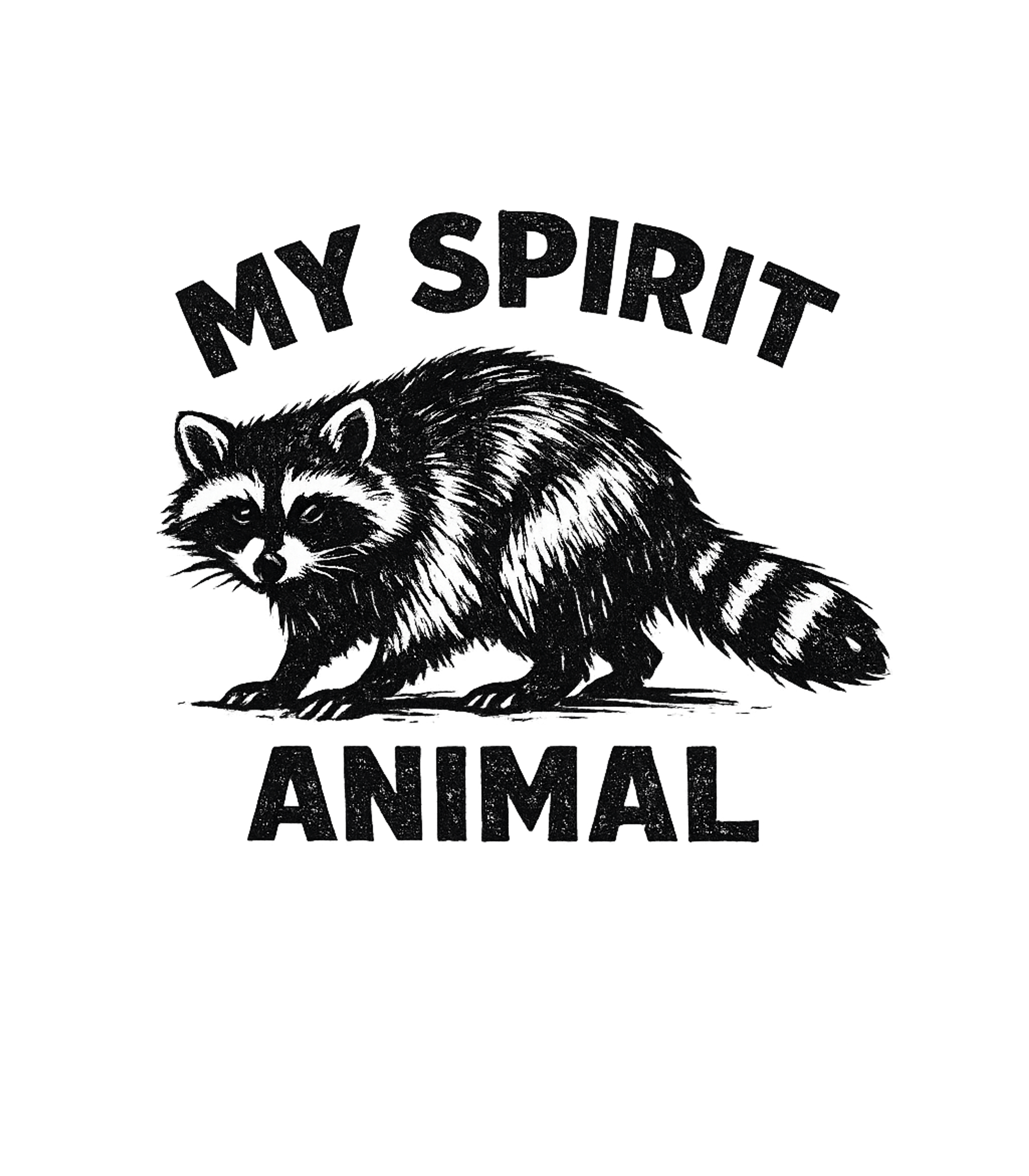 My Spirit Animal Raccoon Men's T Shirt