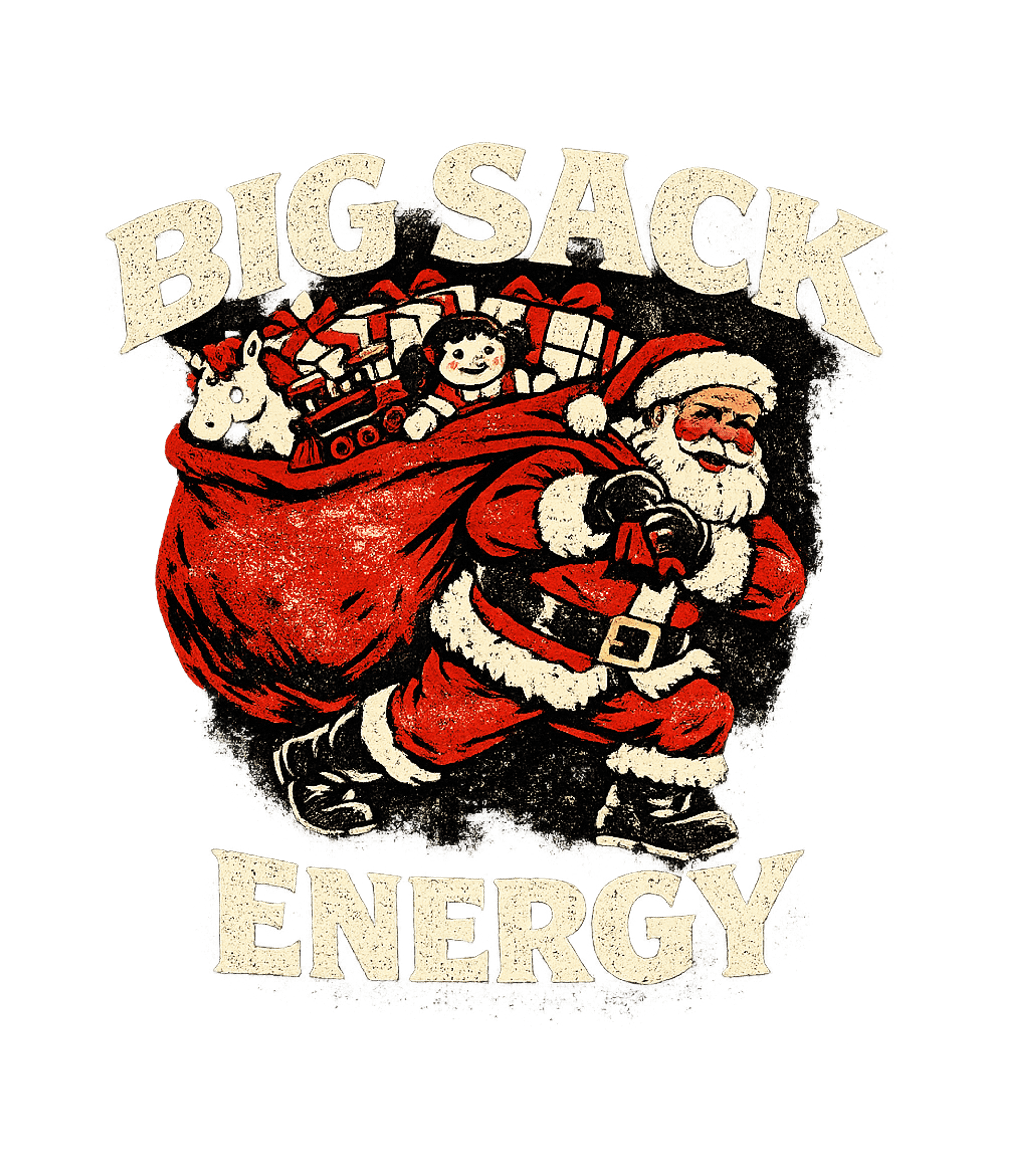 Big Sack Energy Santa Men's T Shirt