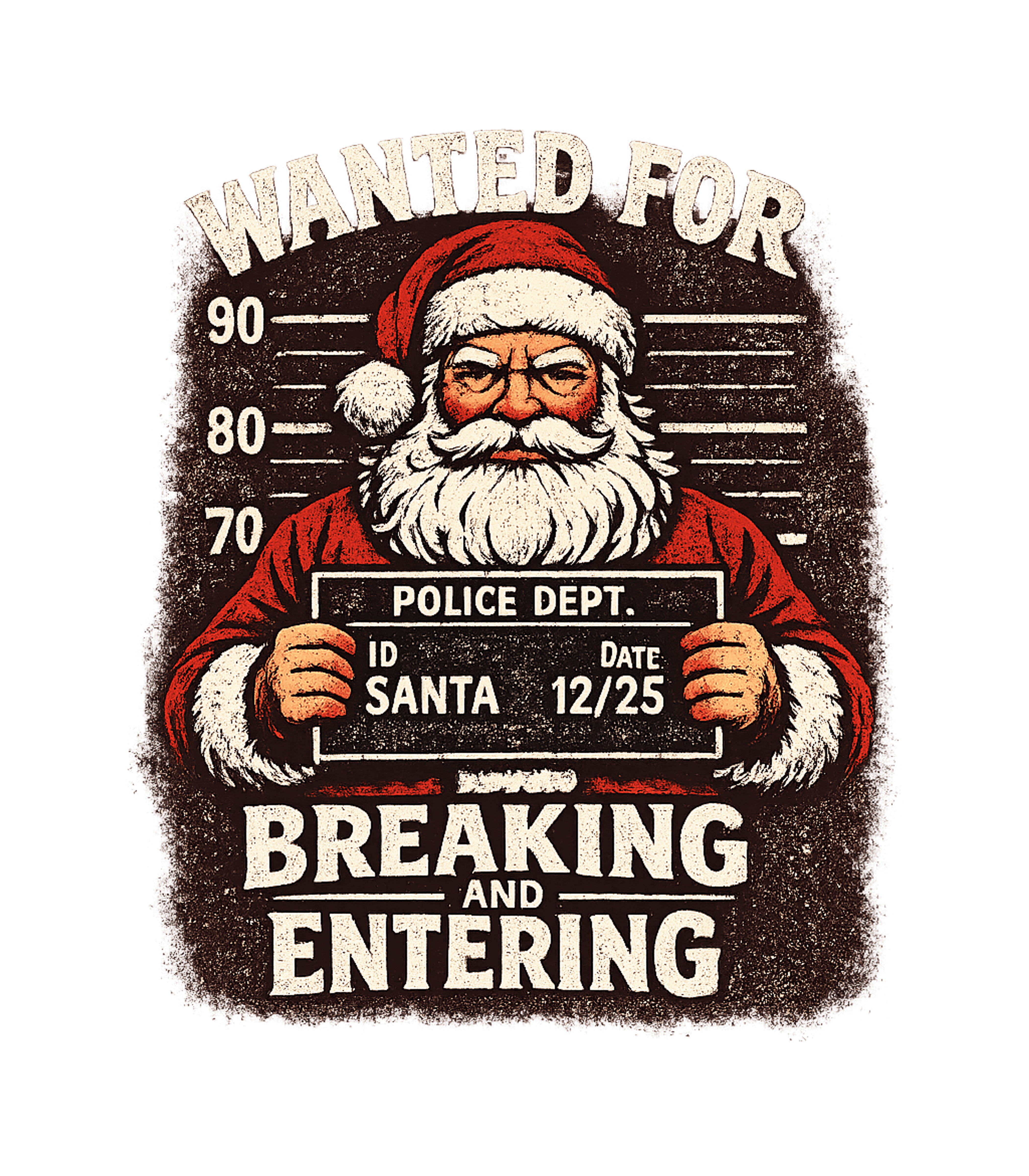 Wanted For Breaking And Entering Men's T Shirt