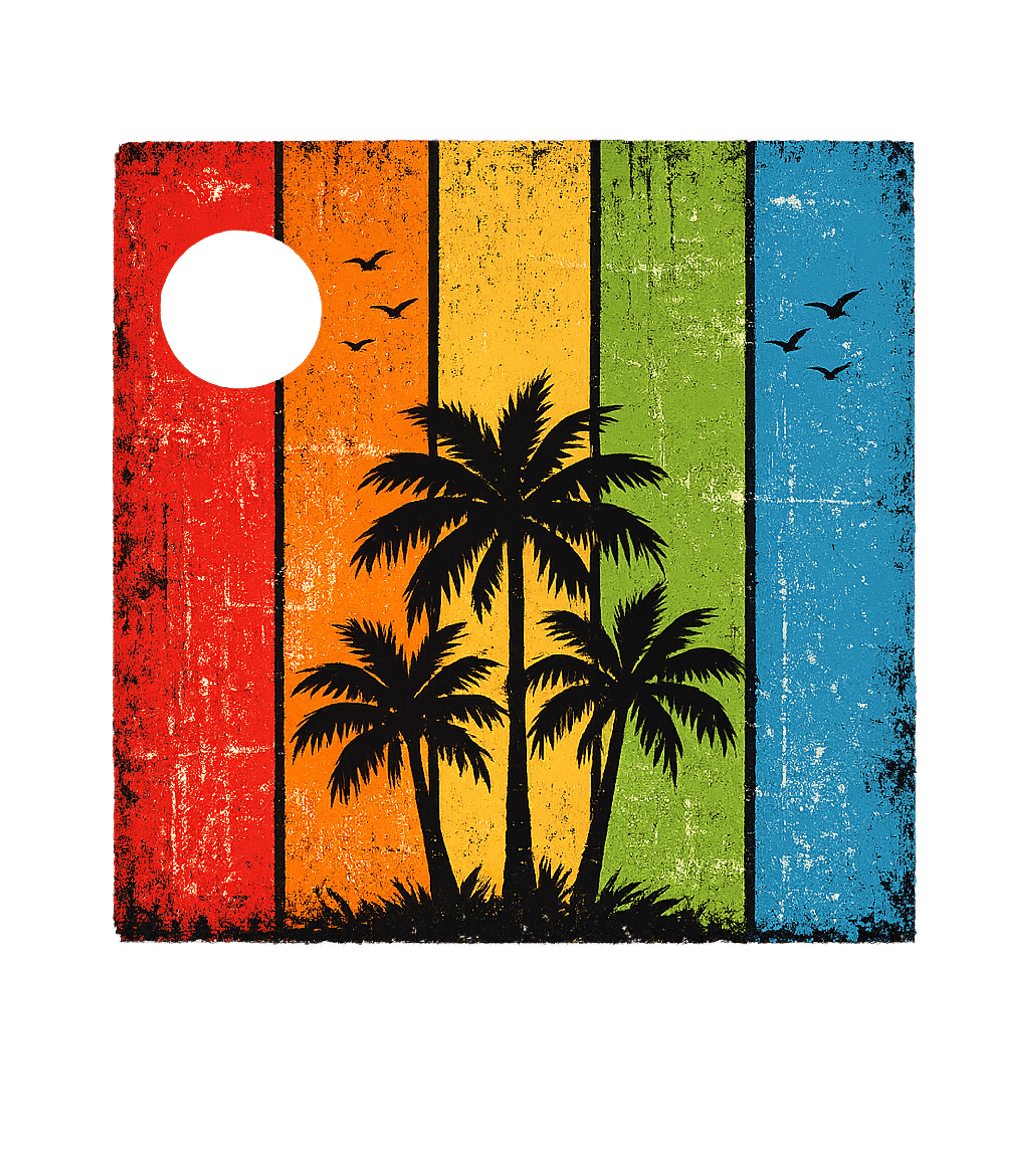 Palm Trees Men's T Shirt