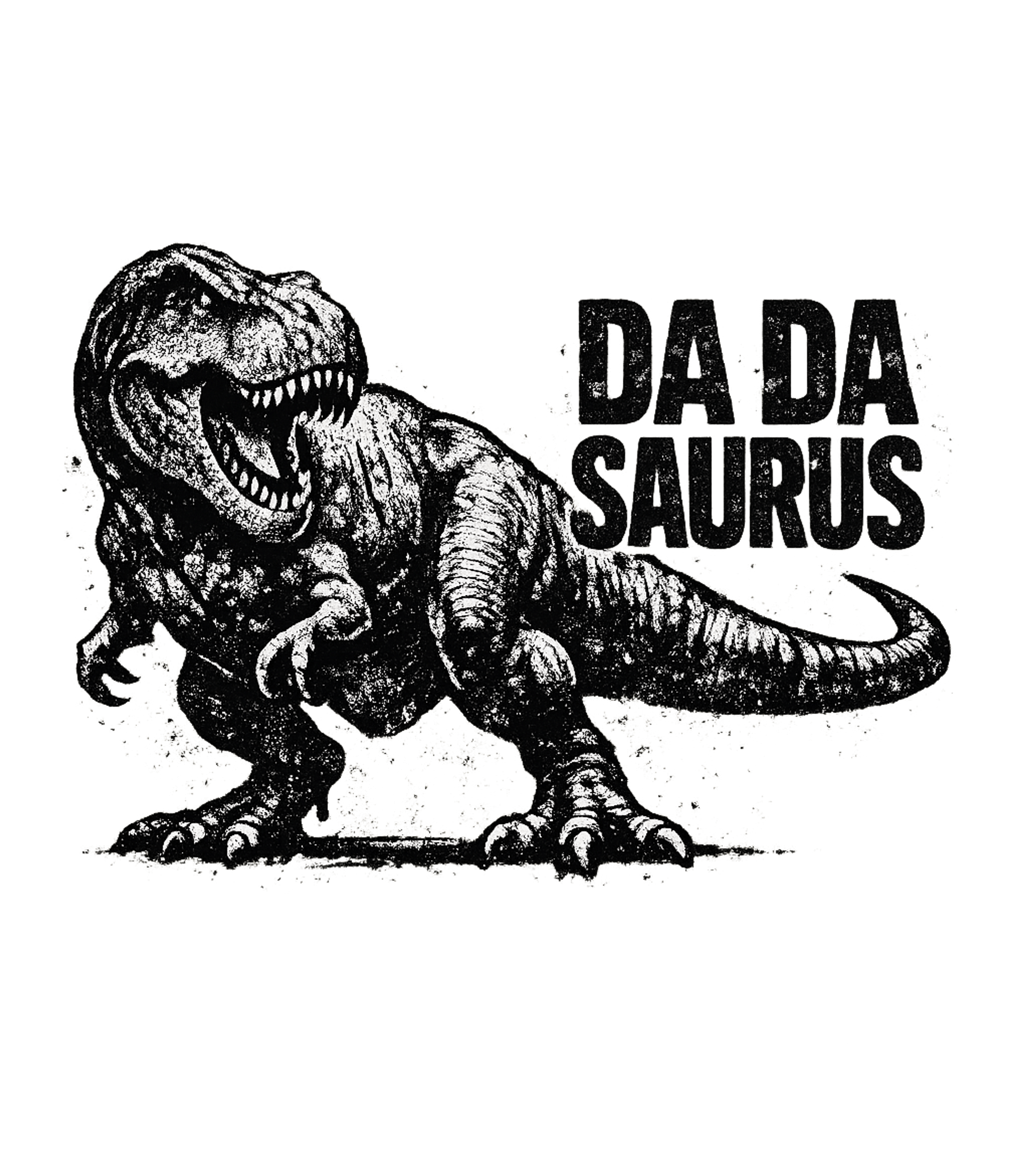 T-Rex Dadasaurus Men's T Shirt