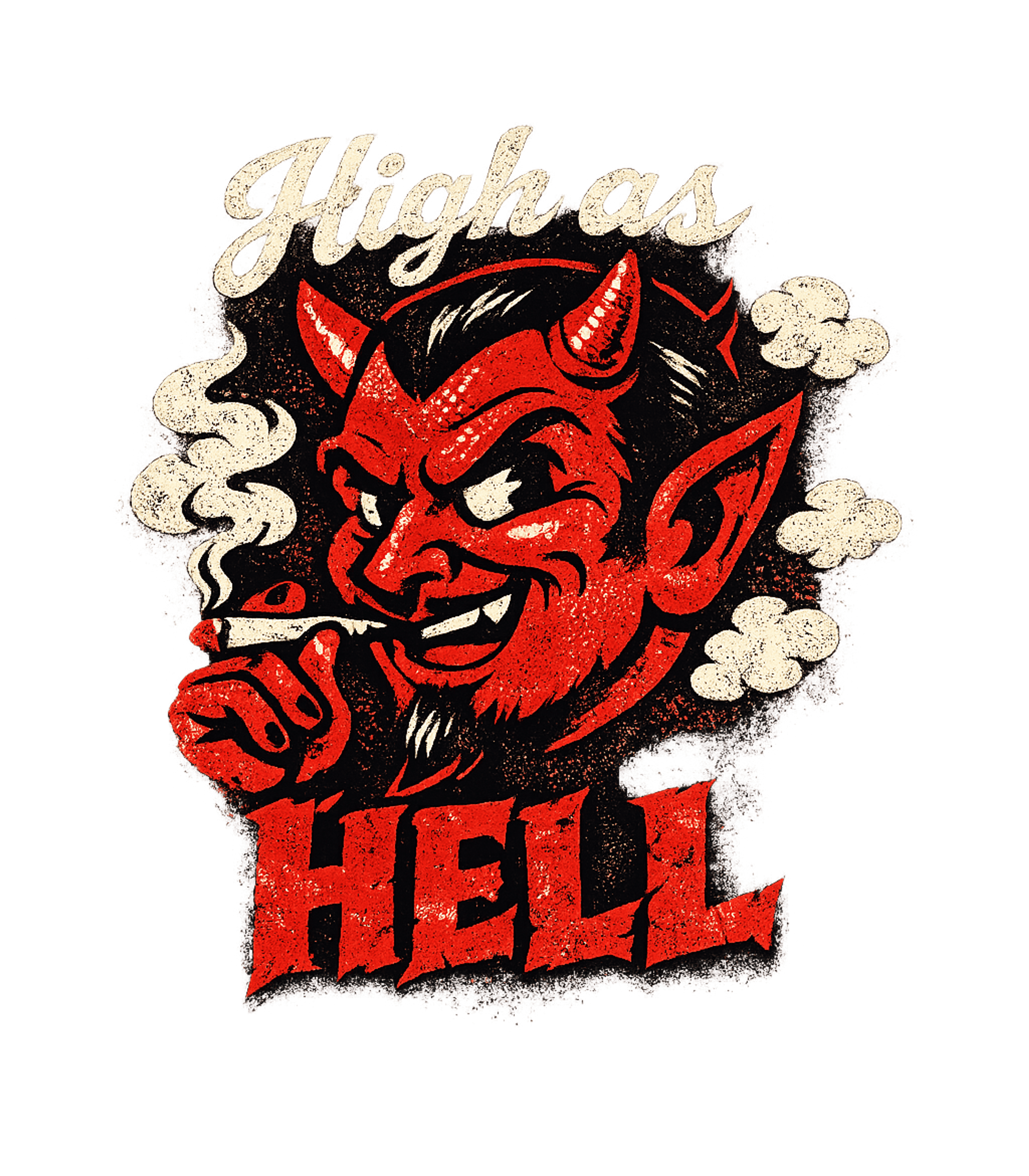 High As Hell Men's T Shirt