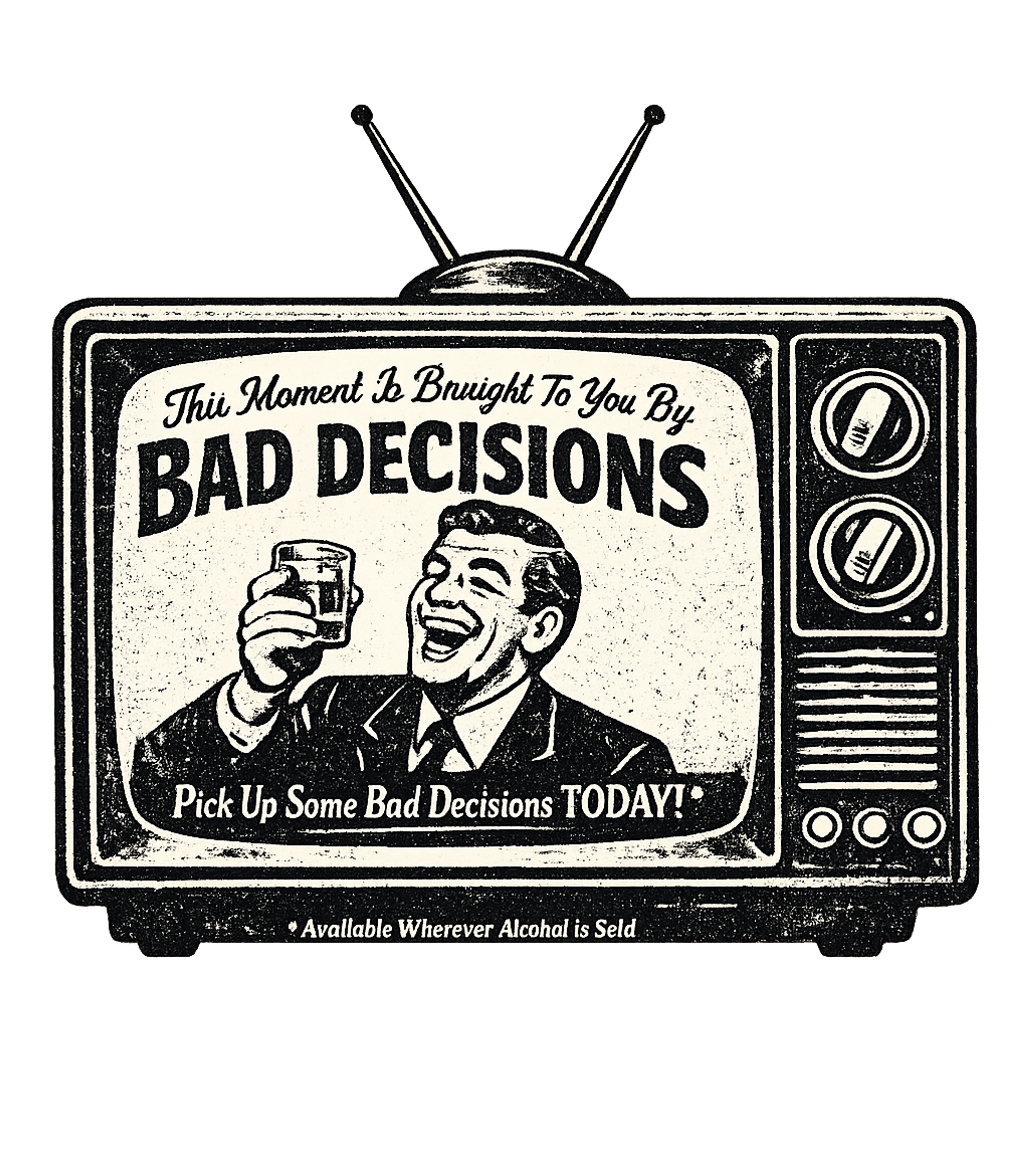 This Moment Is Brought To You By Bad Decisions Men's T Shirt