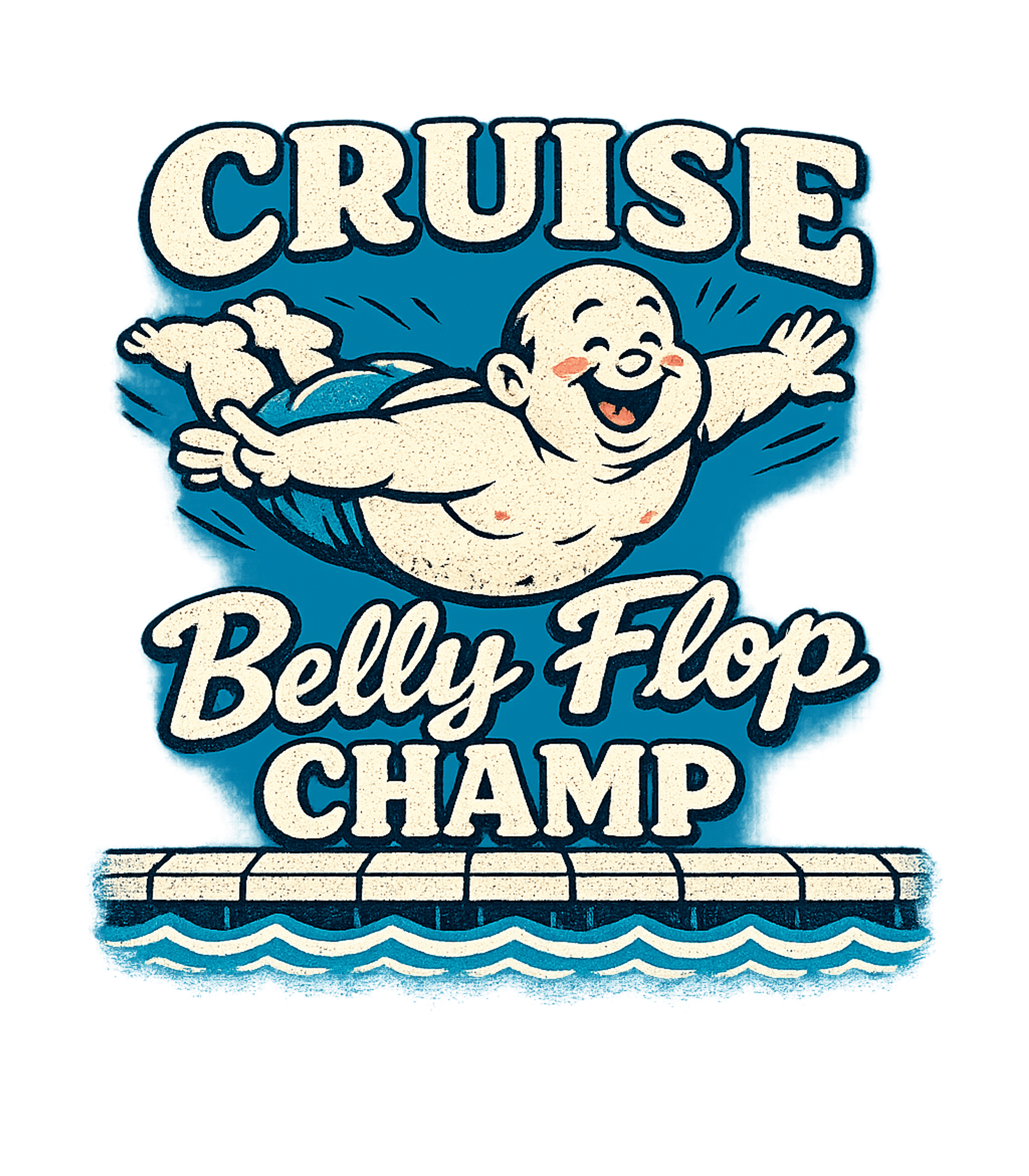 Cruise Belly Flop Champ Men's T Shirt