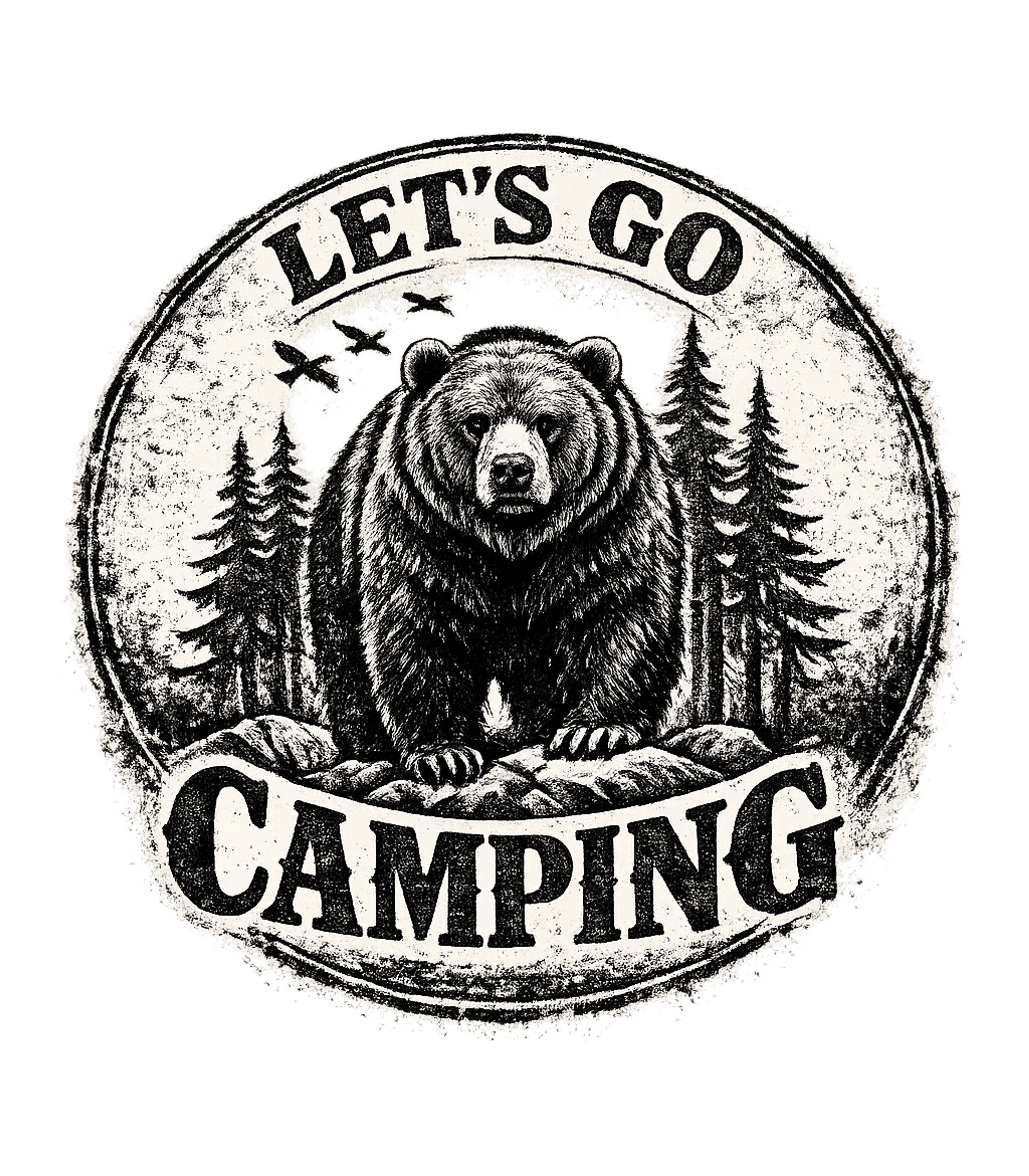 Let's Go Camping Bear