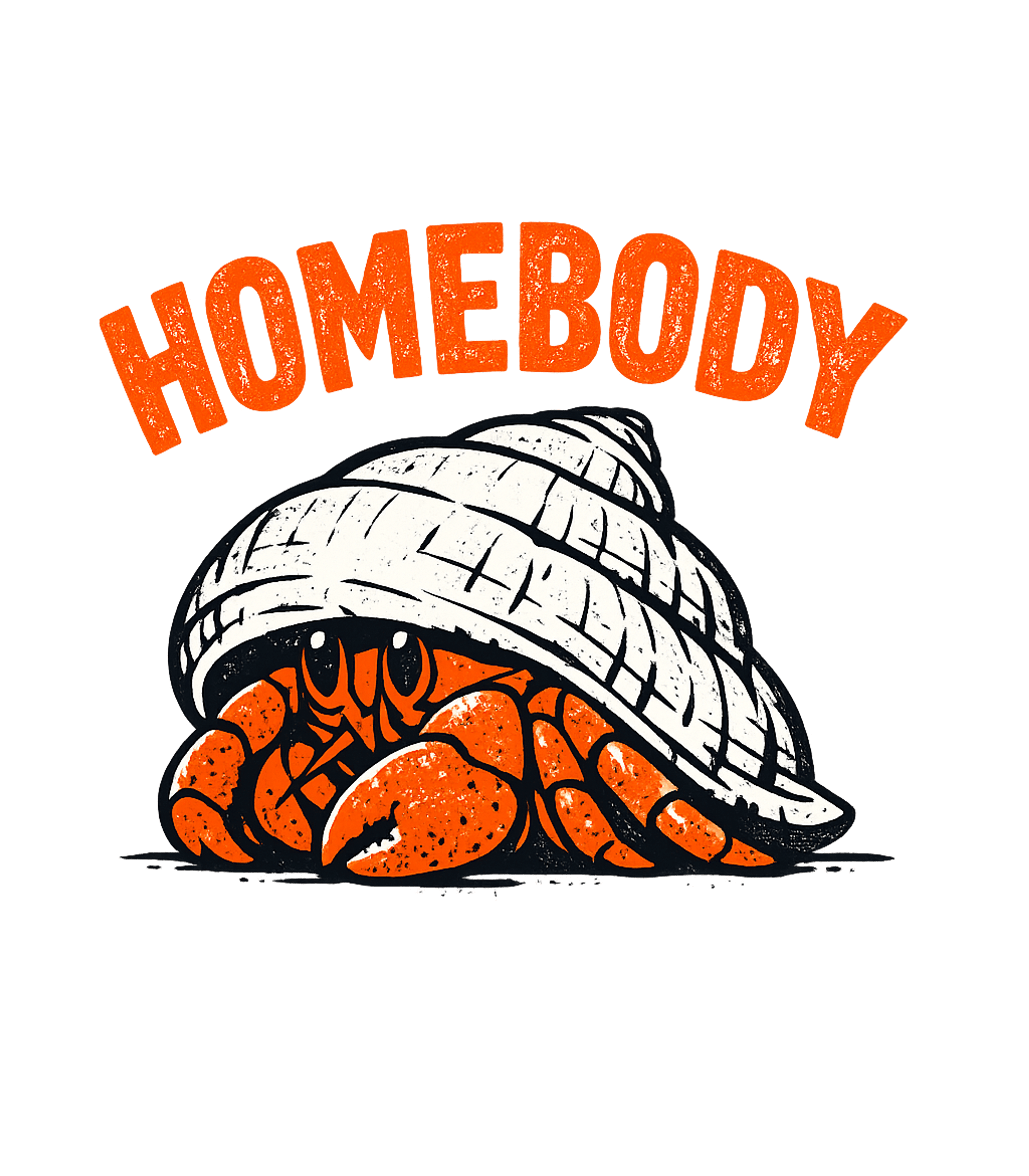 Homebody Crab Men's T Shirt