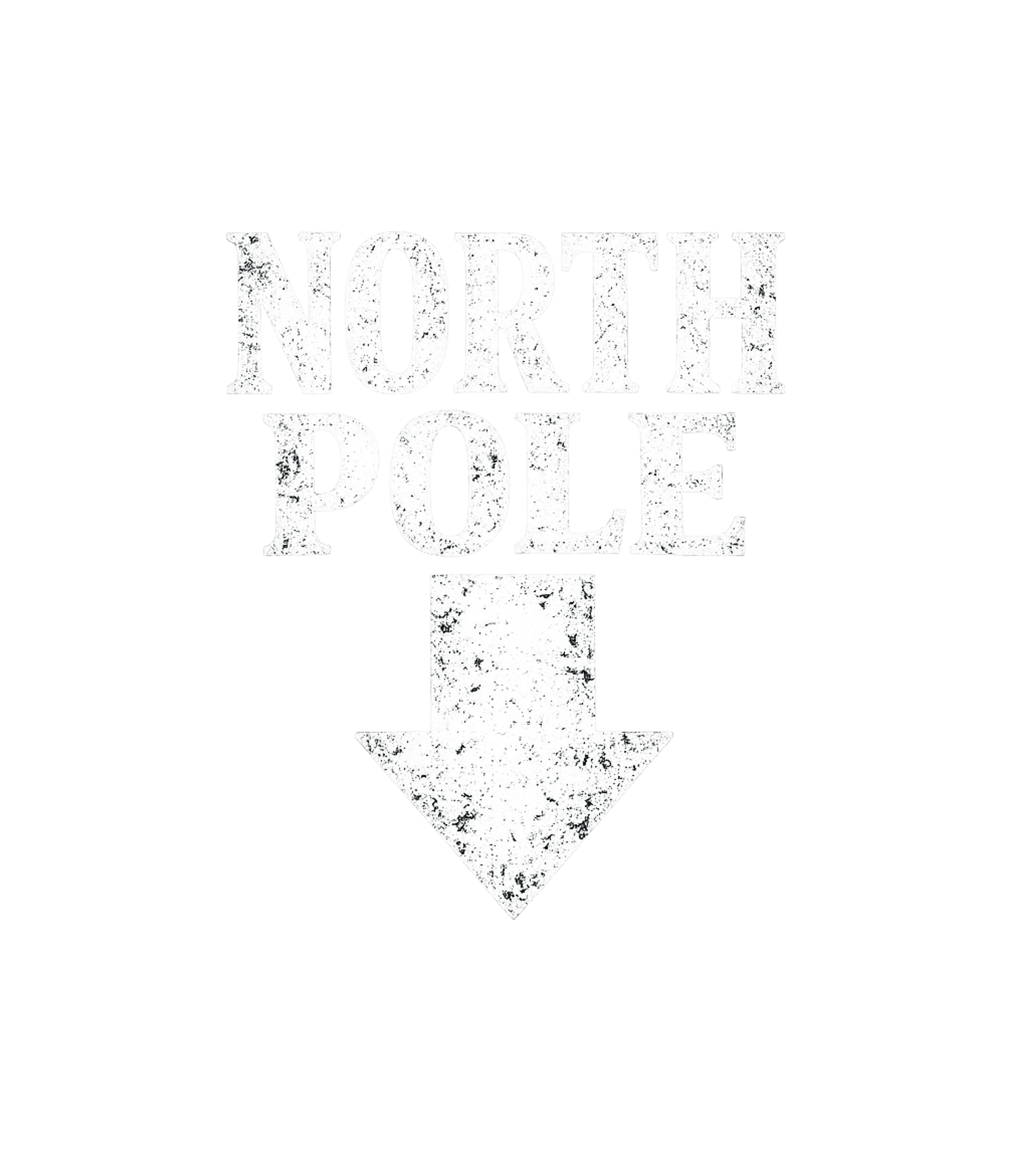 North Pole Here Men's T Shirt