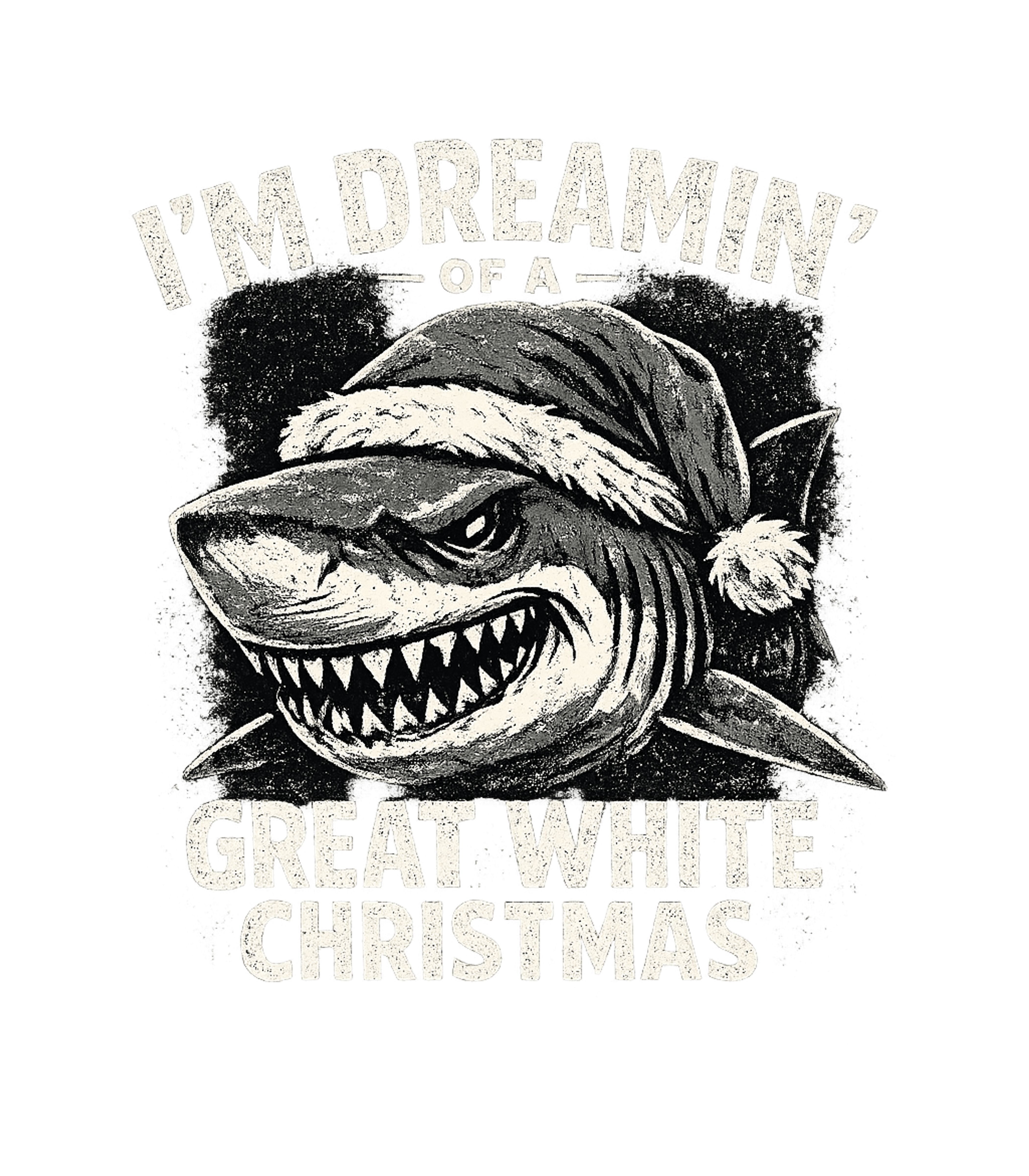I'm Dreamin Of A Great White Christmas Men's T Shirt