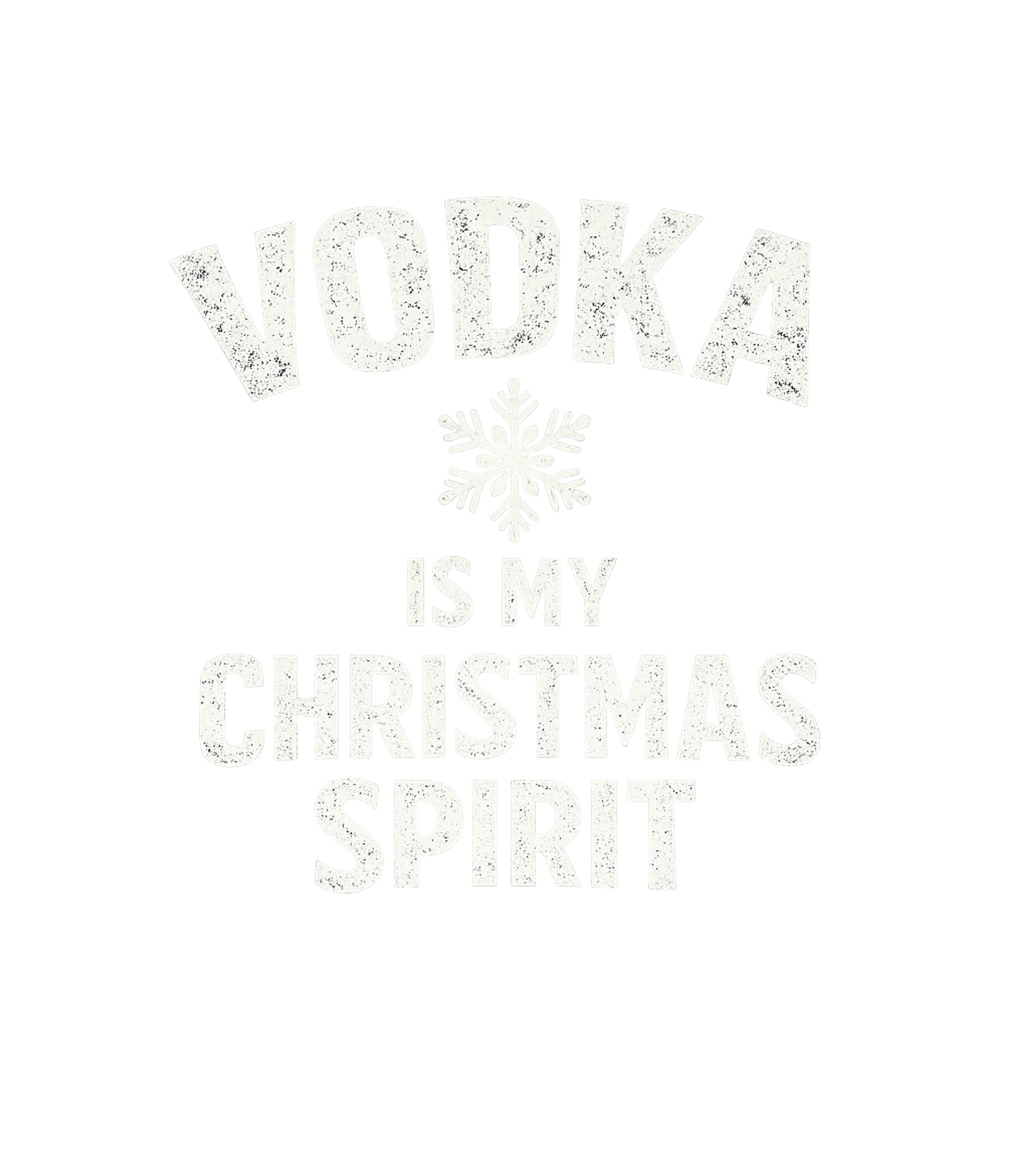 Vodka Is My Christmas Spirit Men's T Shirt