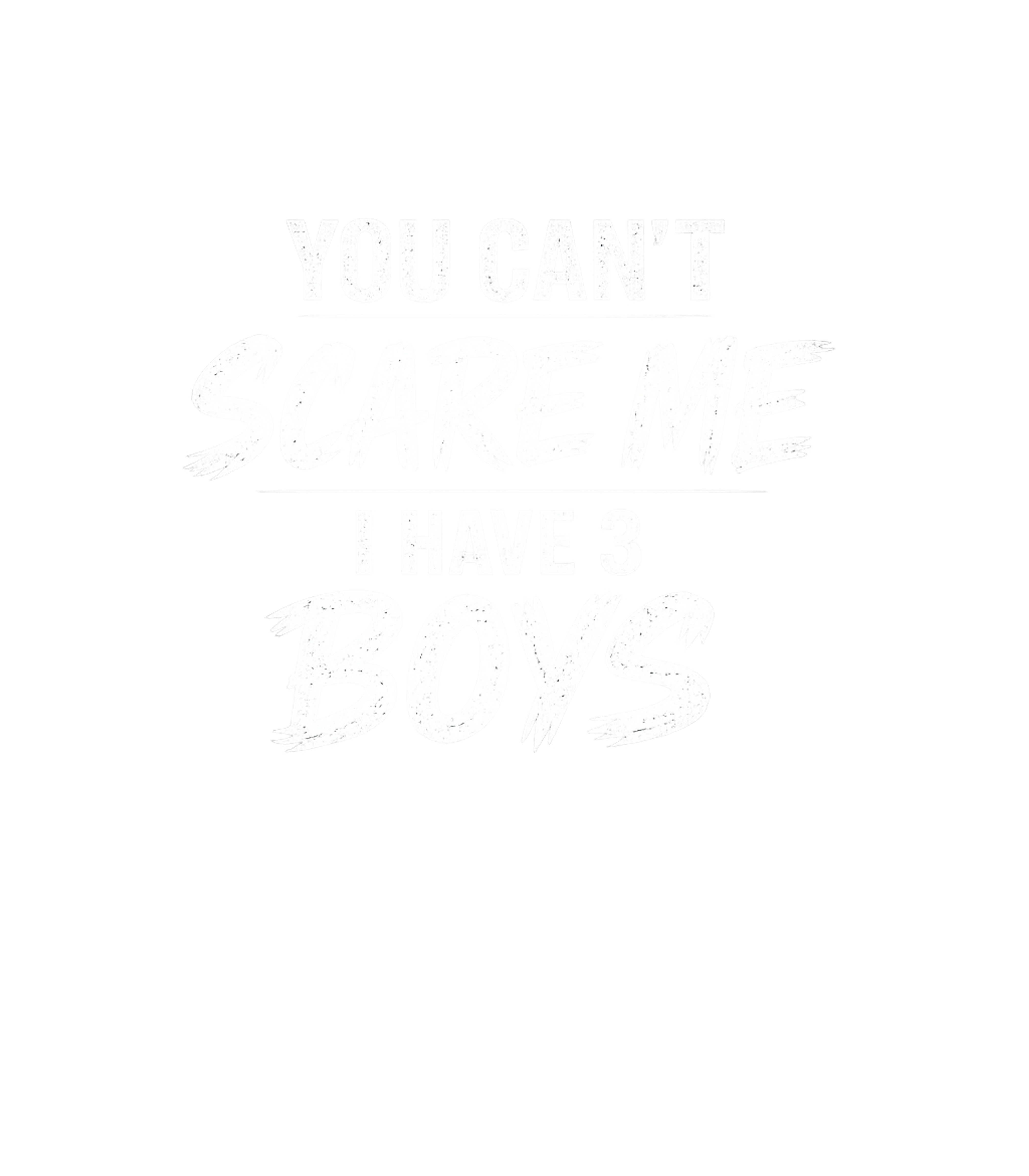 You Can't Scare Me