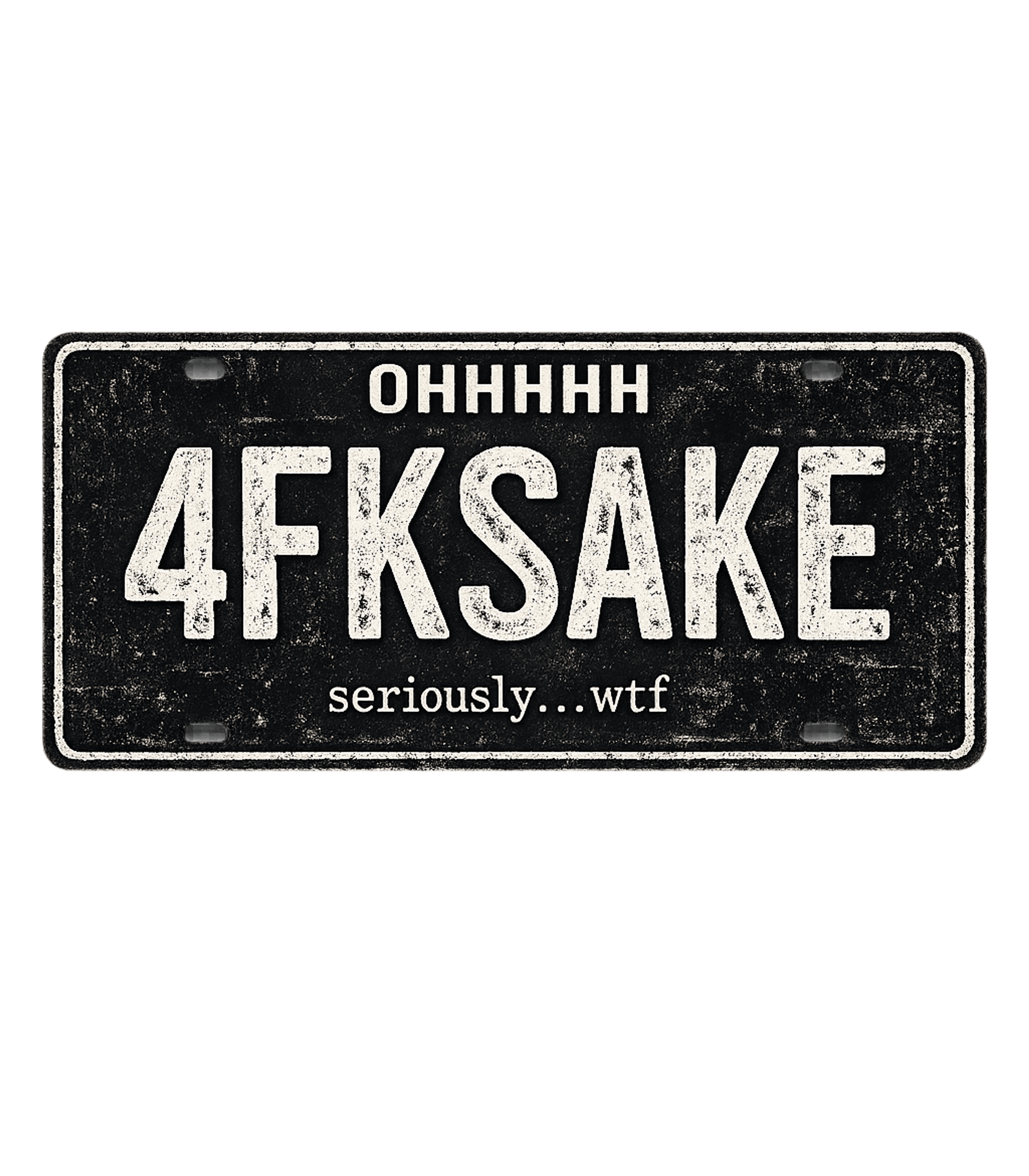 4FKSAKE License Plate Men's T Shirt