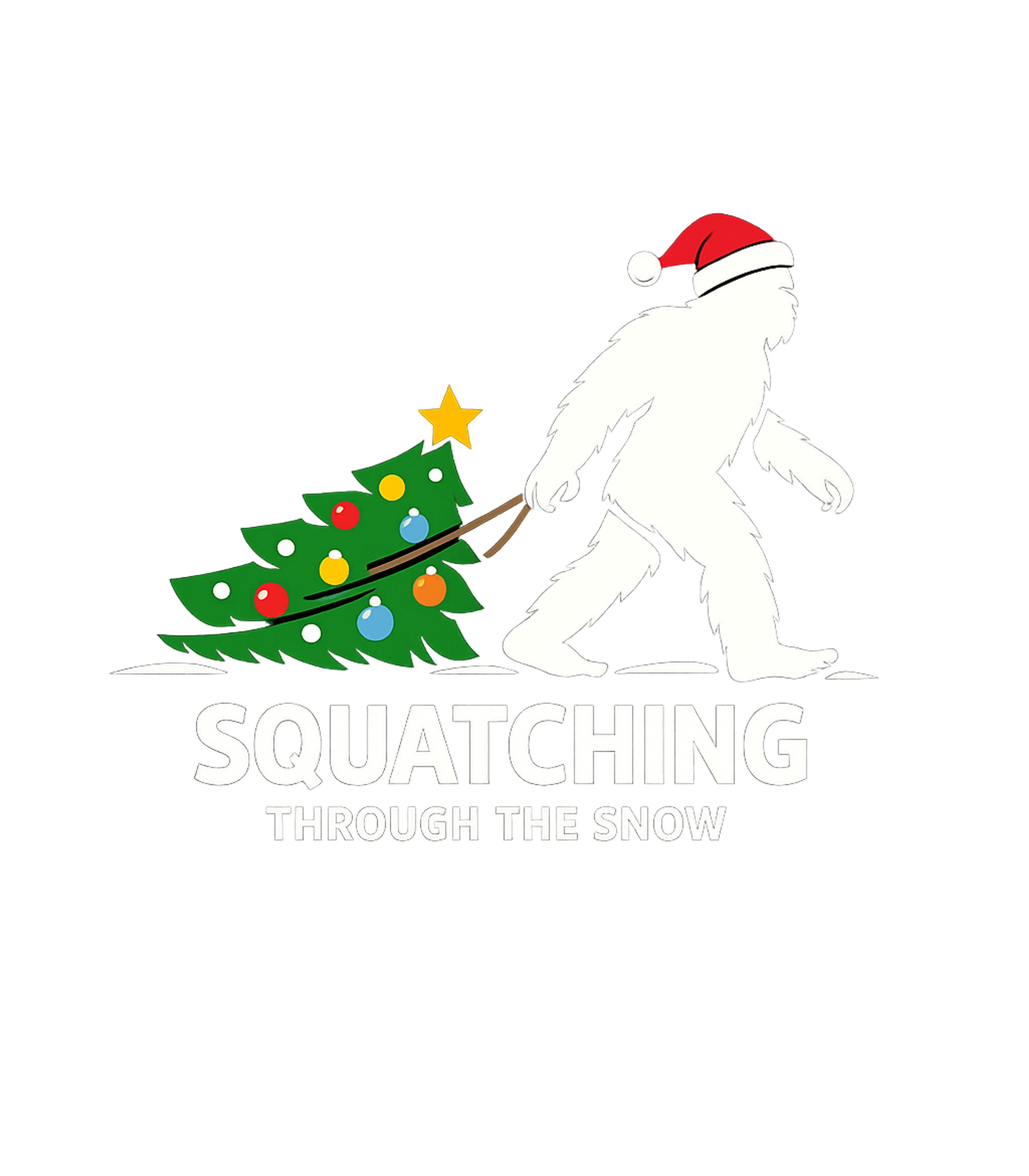 Squatching Through The Snow Bigfoot