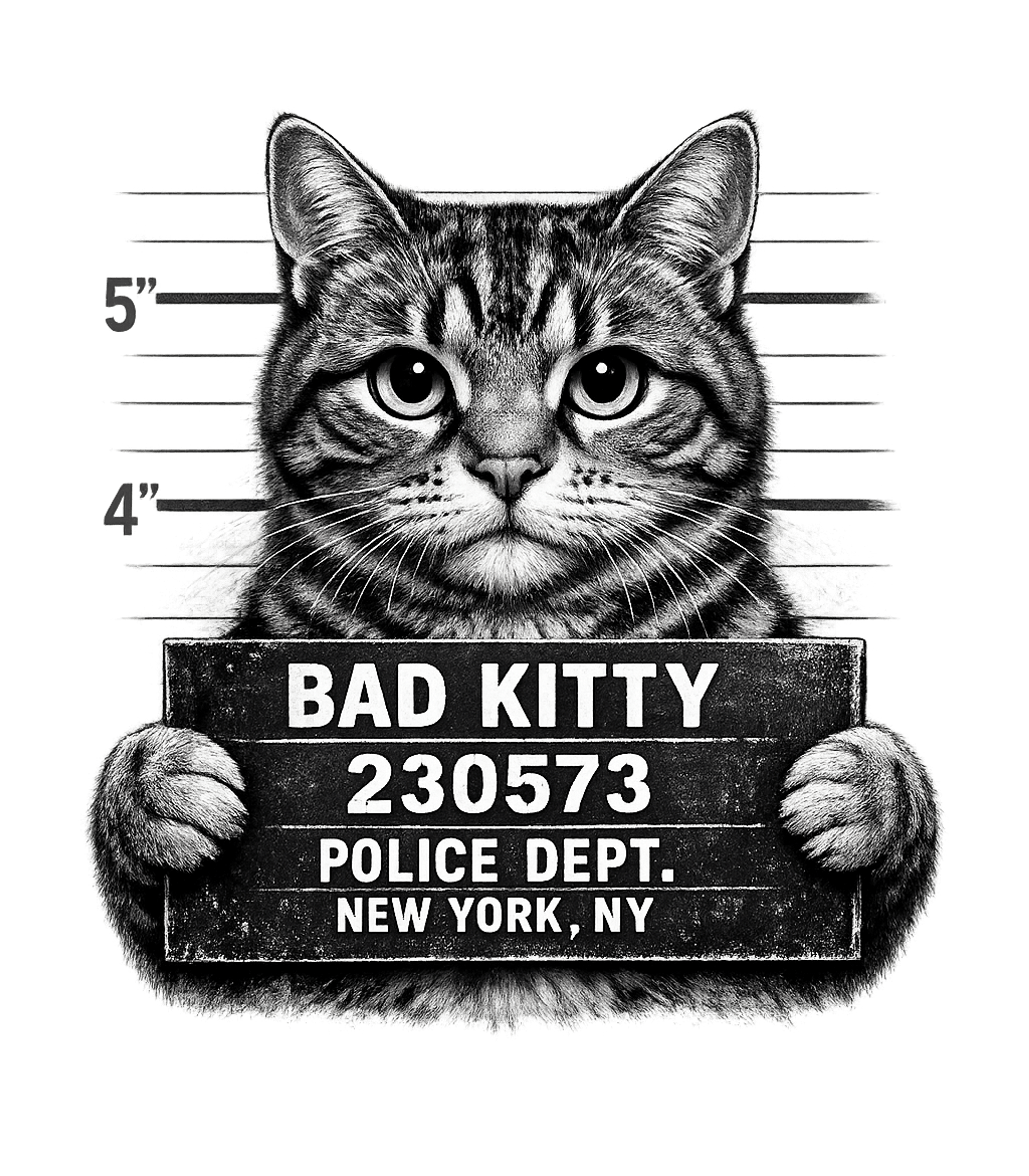 Funny Cute Bad Kitty Cat