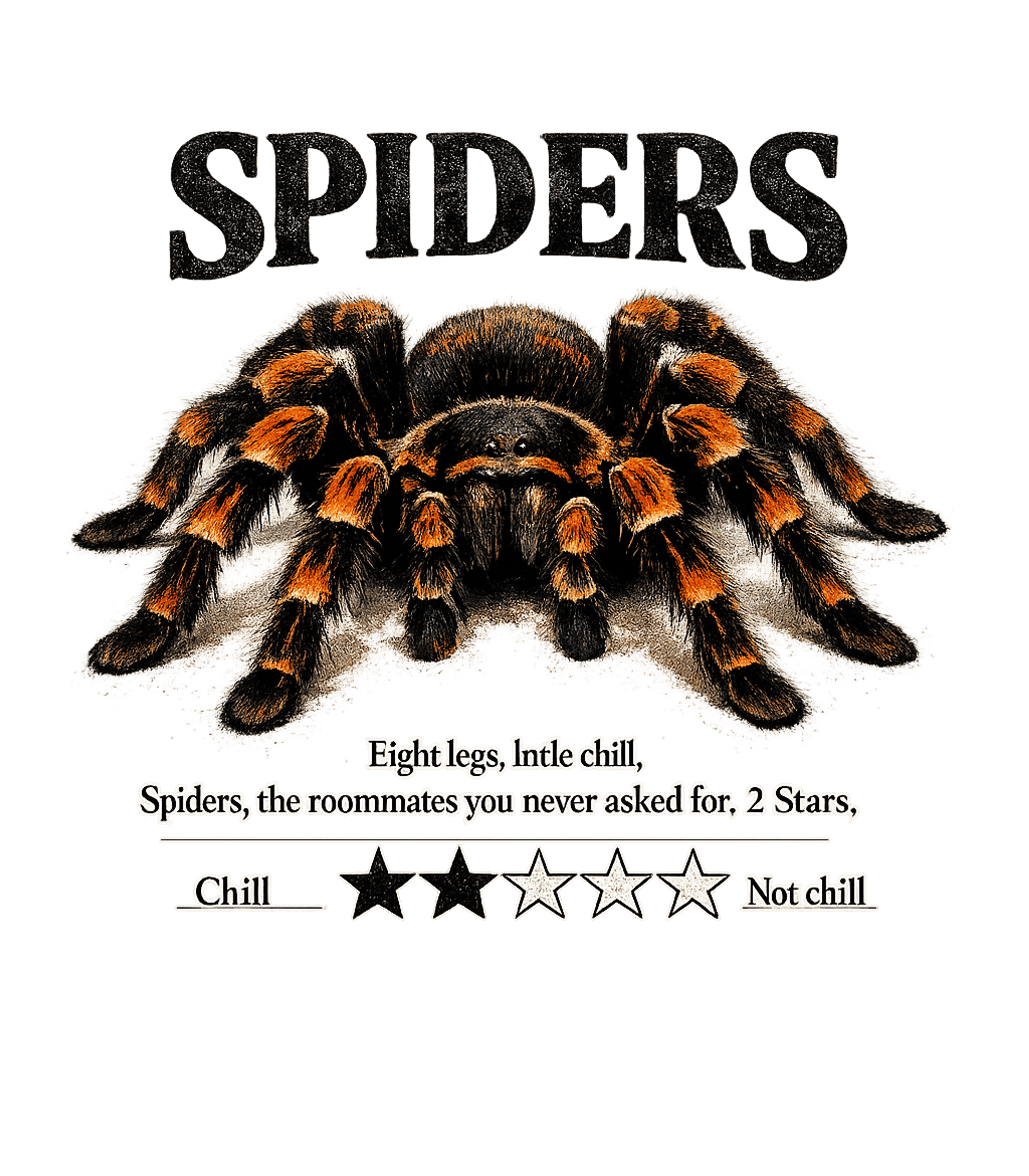 Spiders: A Review T-Shirt