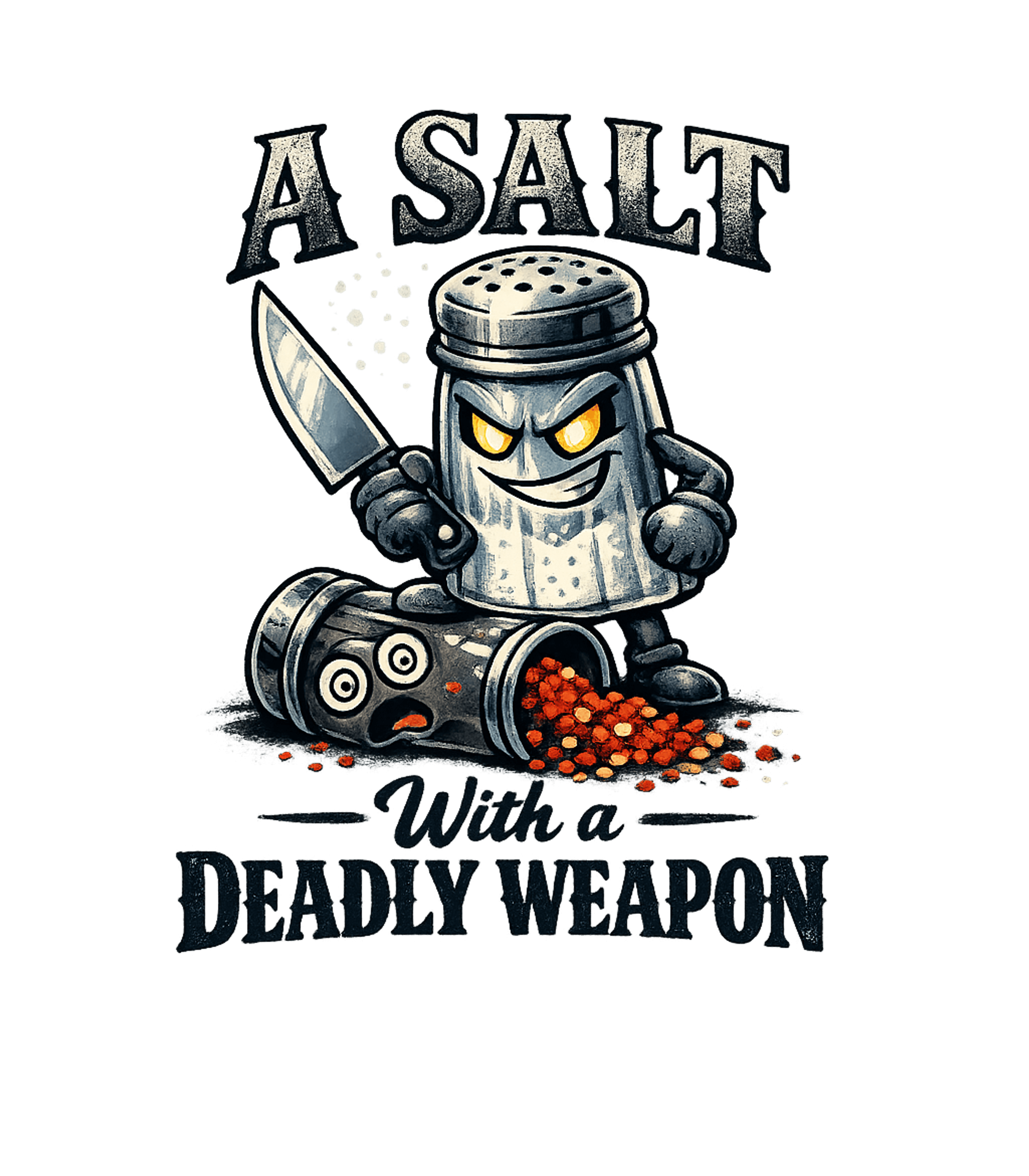 A Salt with a Deadly Weapon T-Shirt