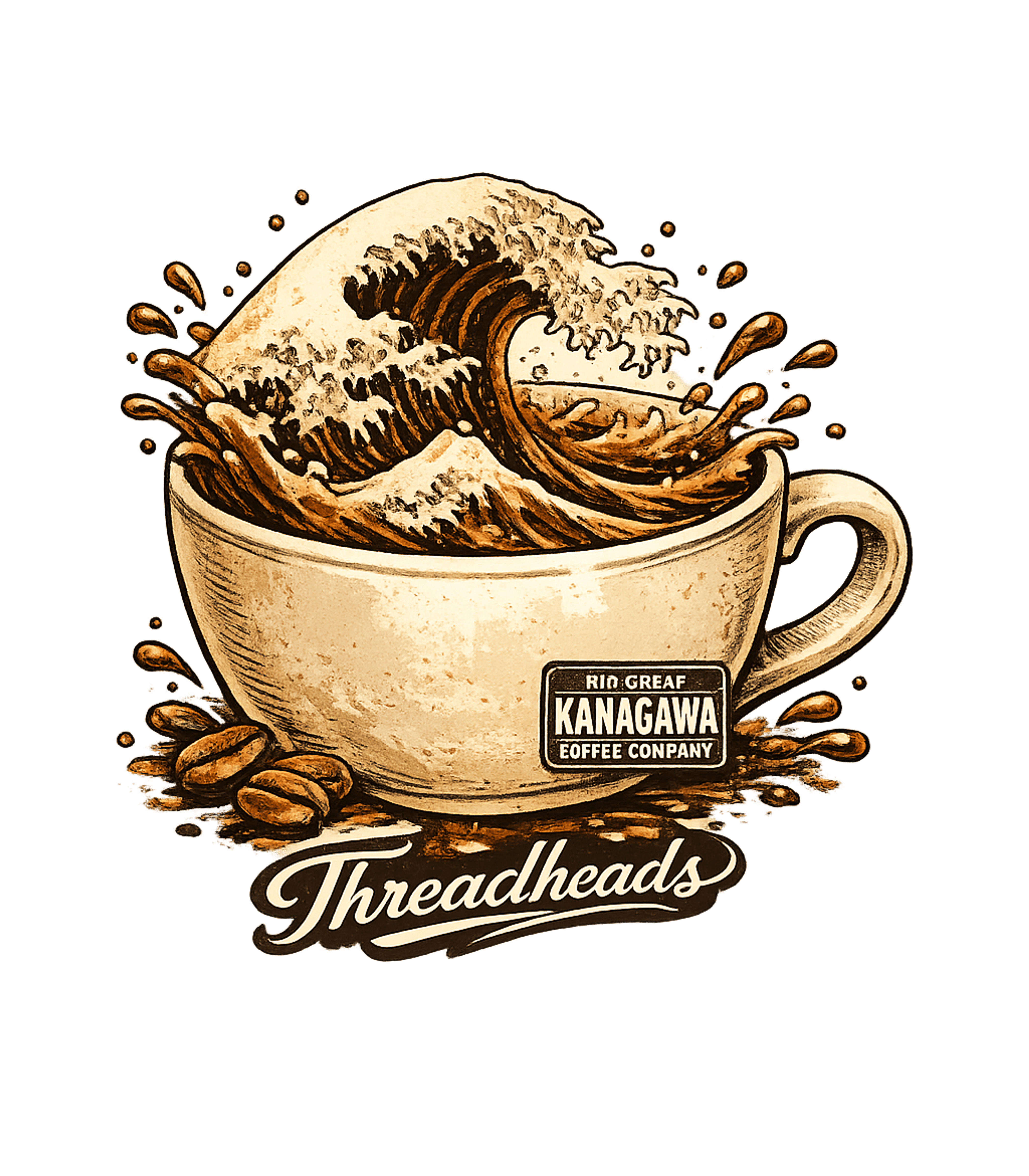 The Great Kanagawa Coffee Company T-Shirt