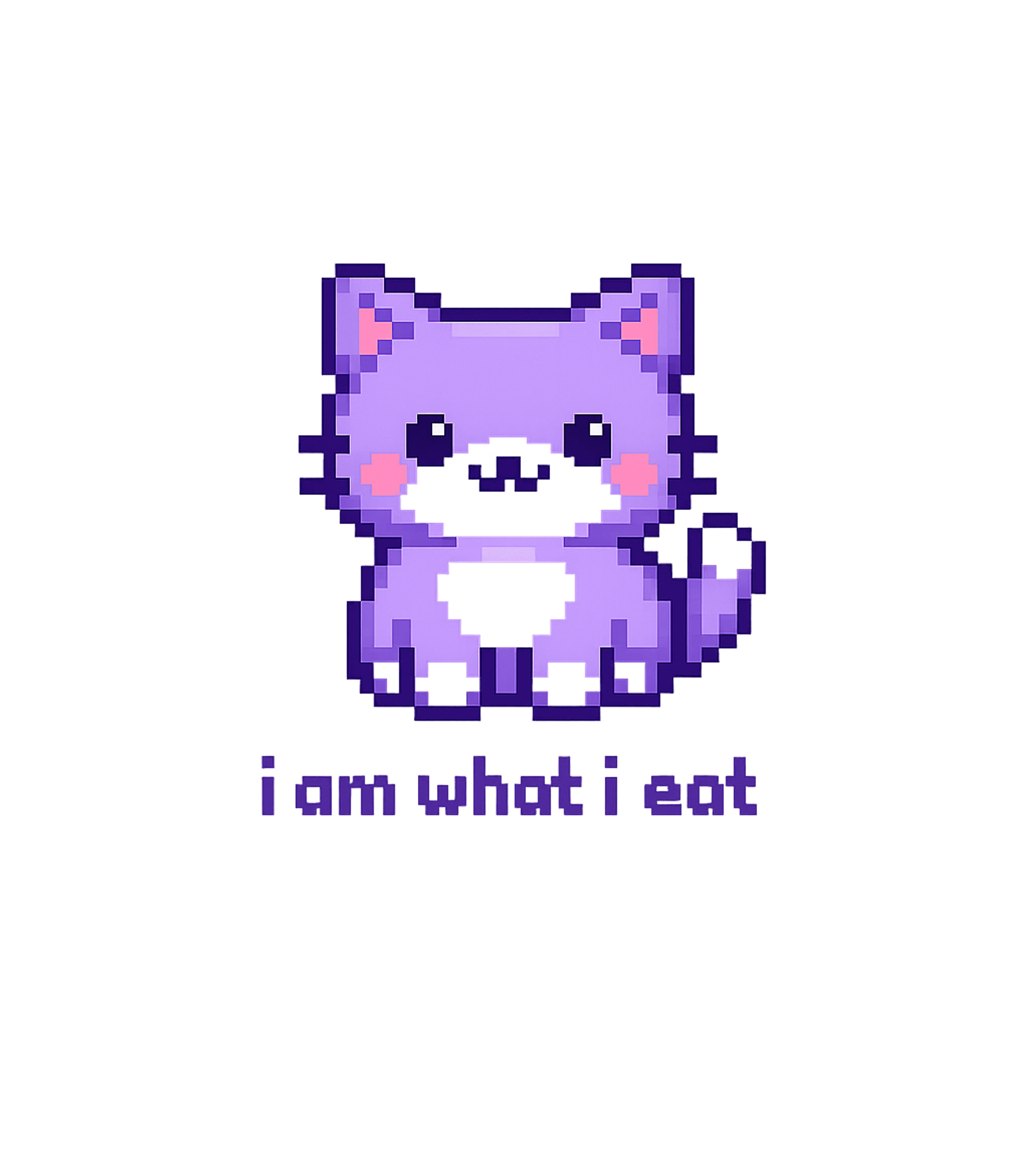 Pixel Cat Foodie