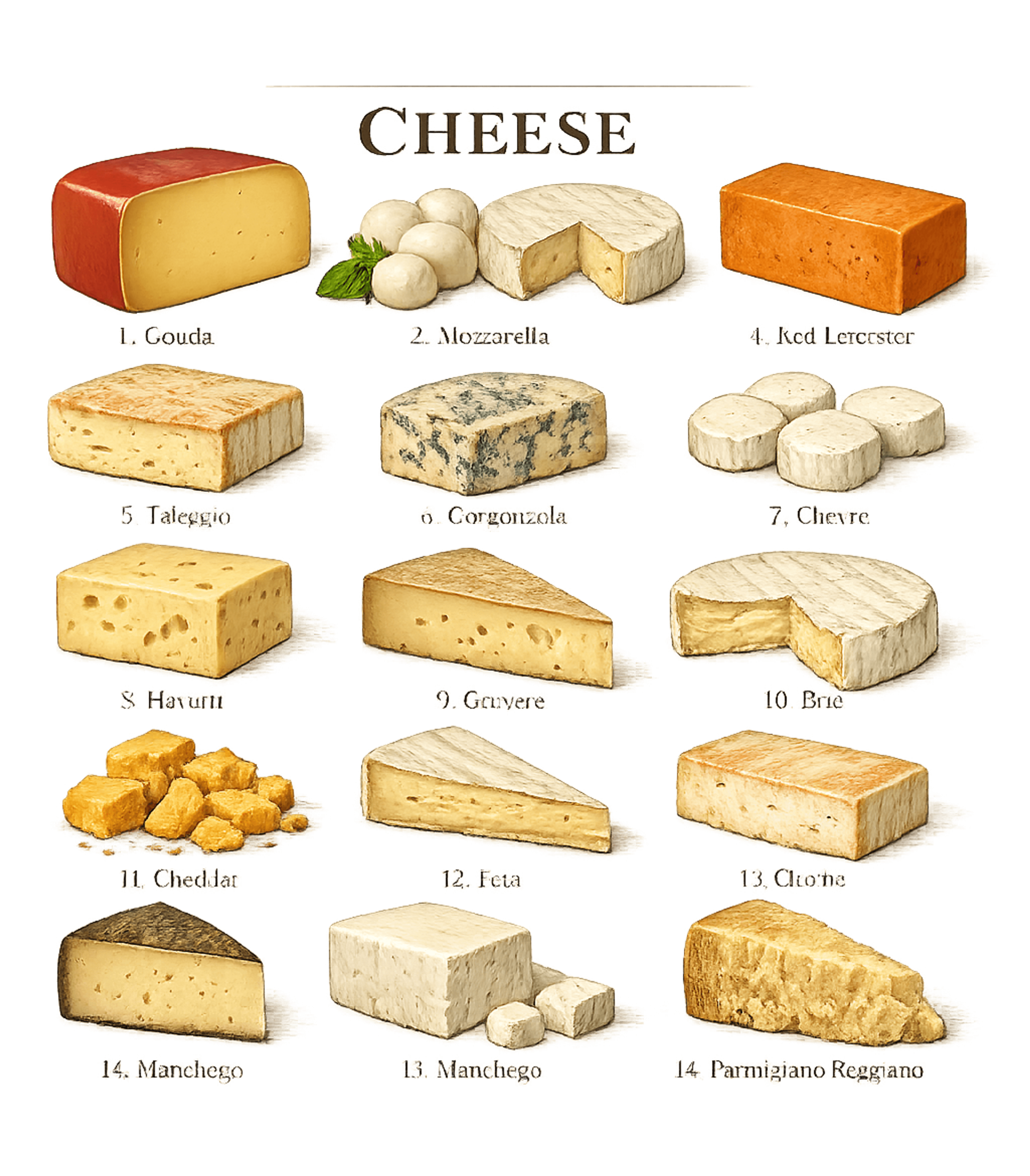 Cheeses of the World