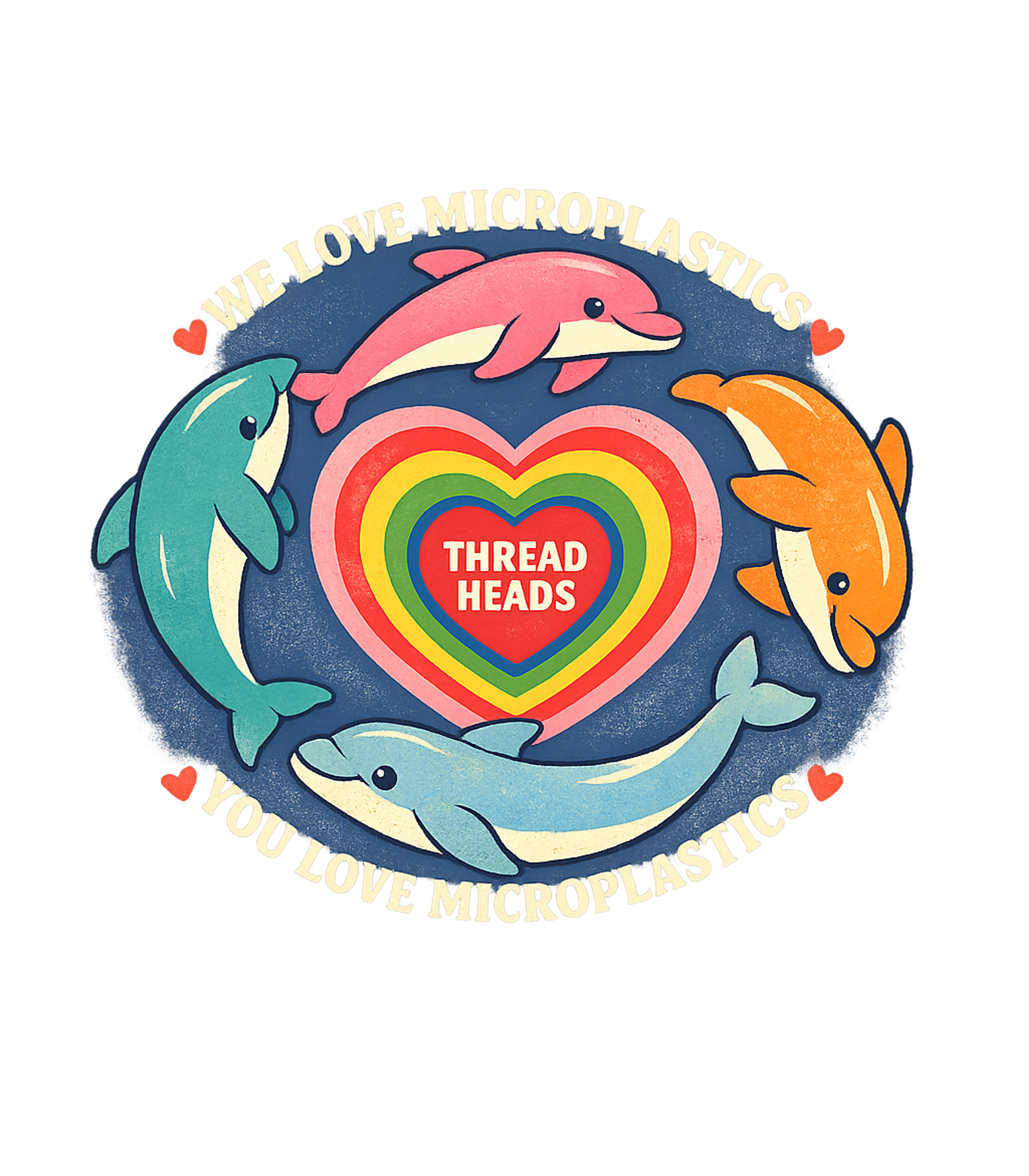 Dolphins Microplastics Love