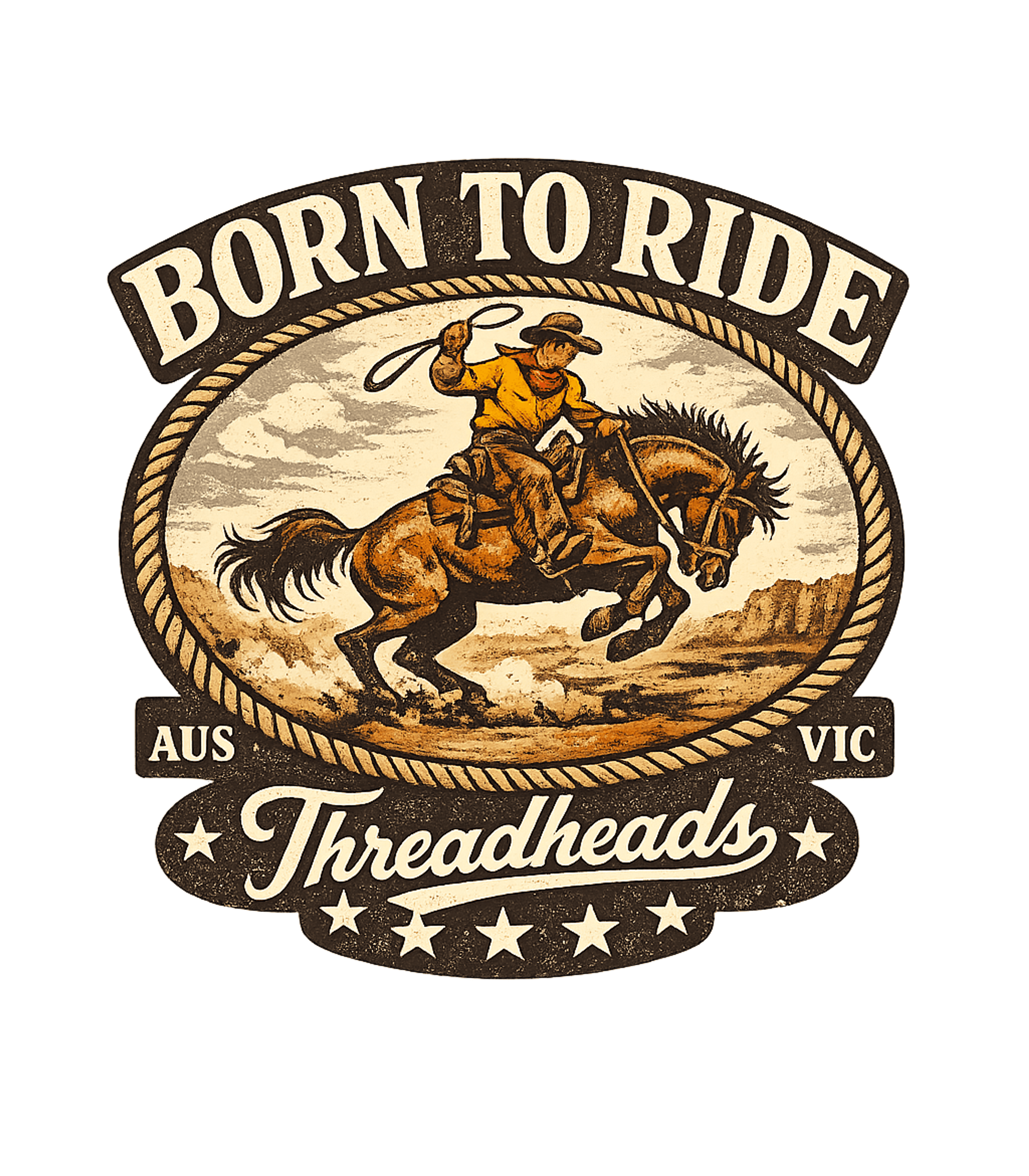 Born To Ride Cowboy