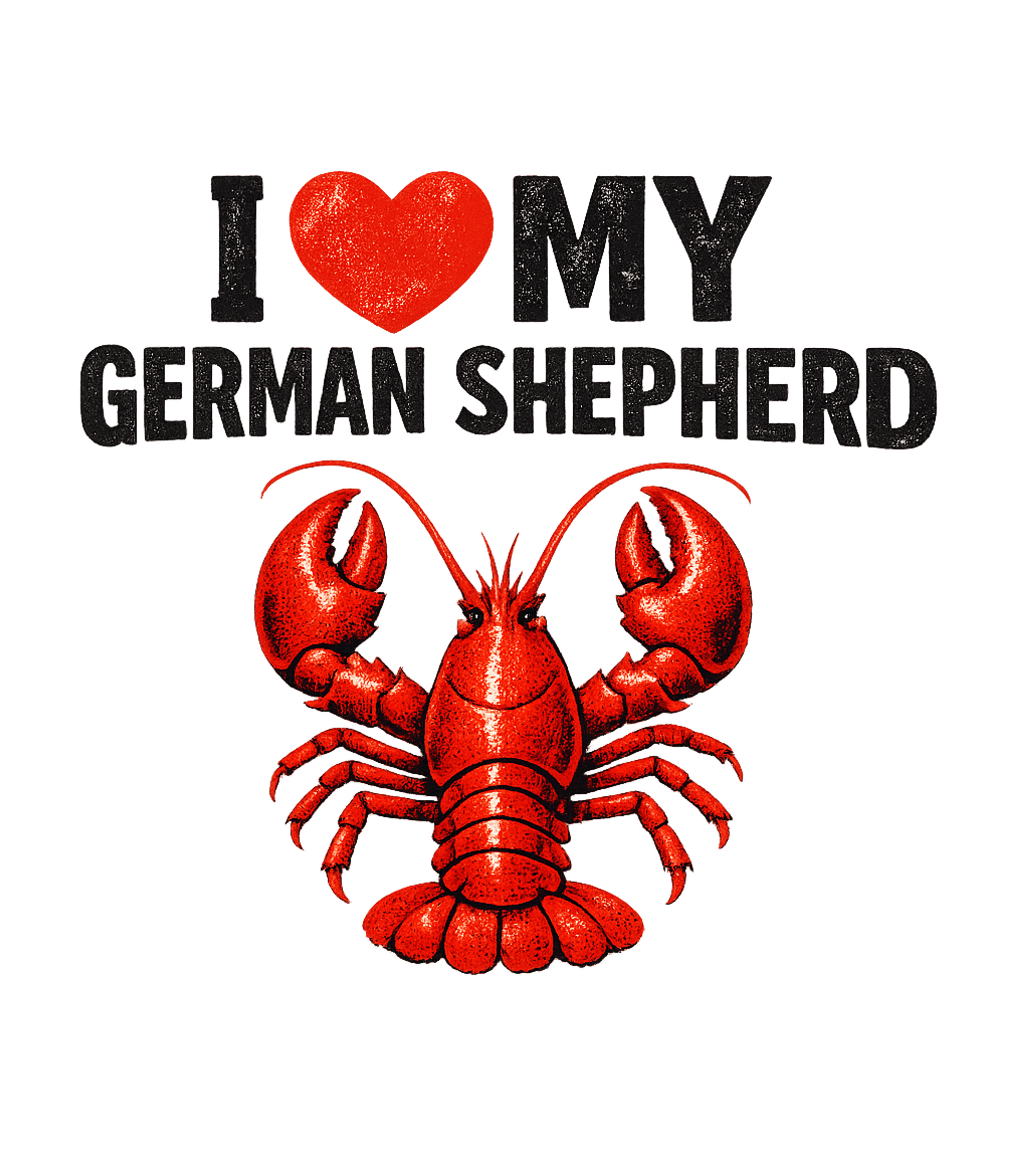 I Love My German Shepherd T-Shirt