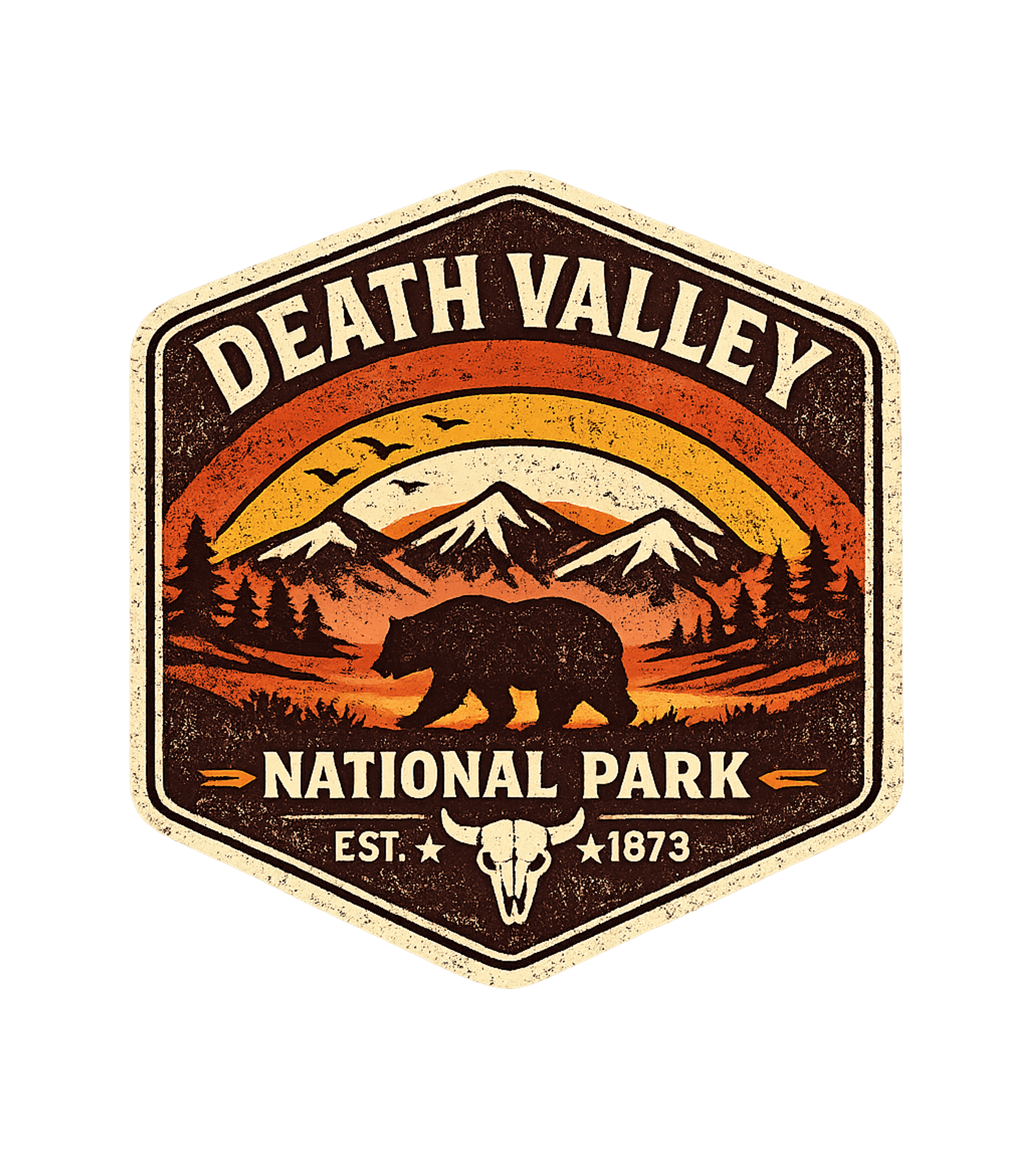 Vintage Death Valley National Park Retro T-shirt