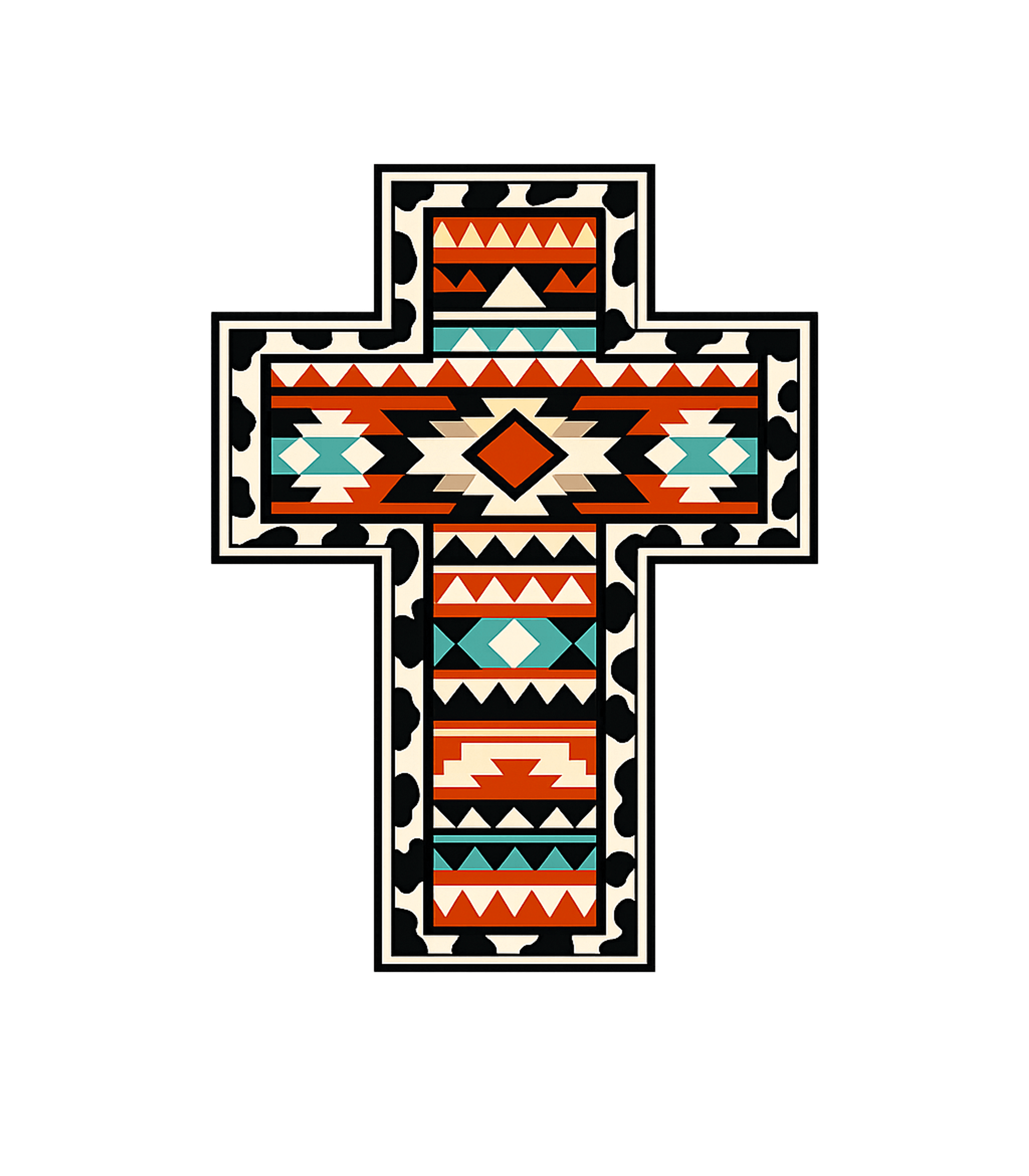 Aztec Cross Graphic Tee