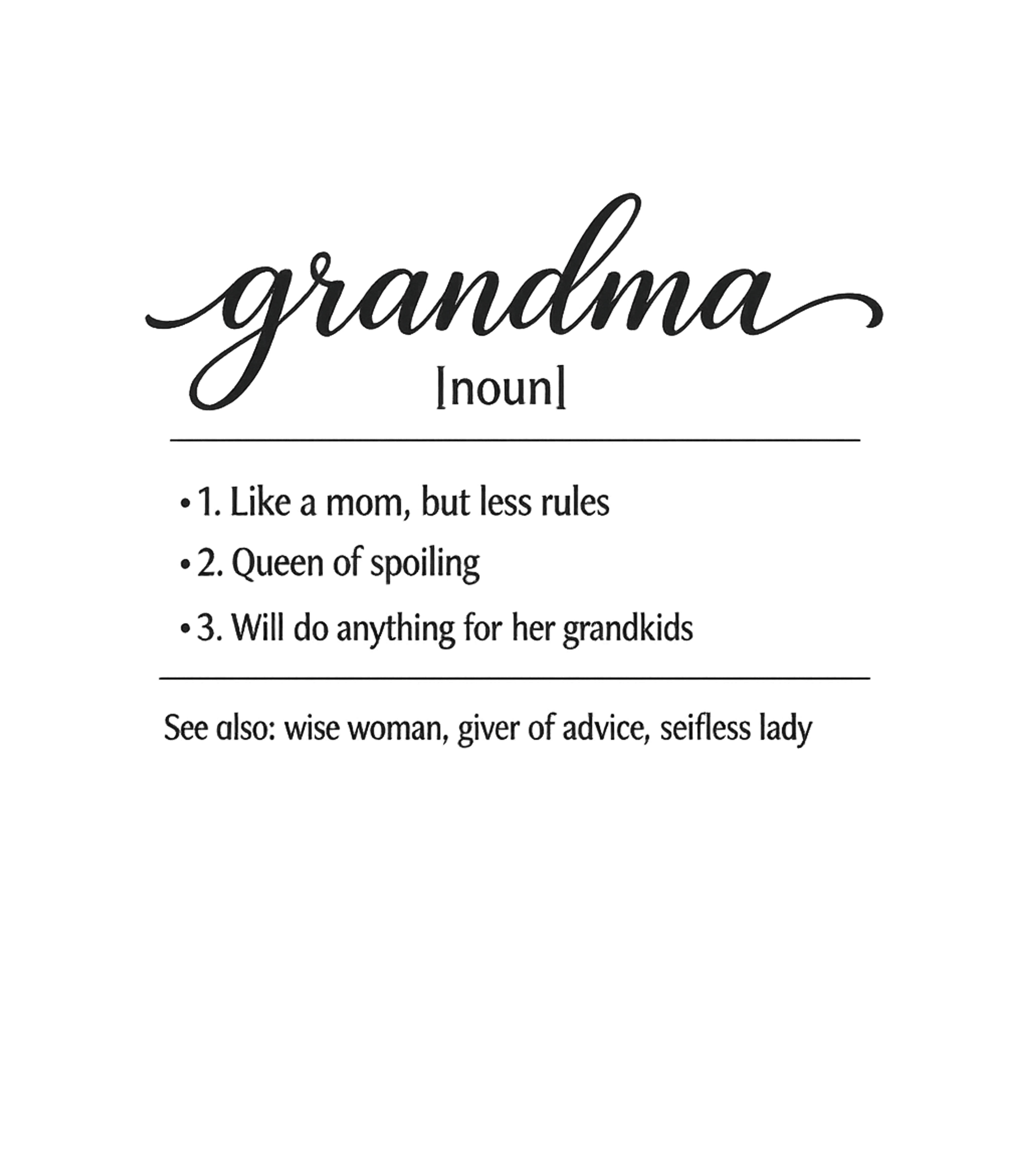 Grandma Definition Graphic Tee