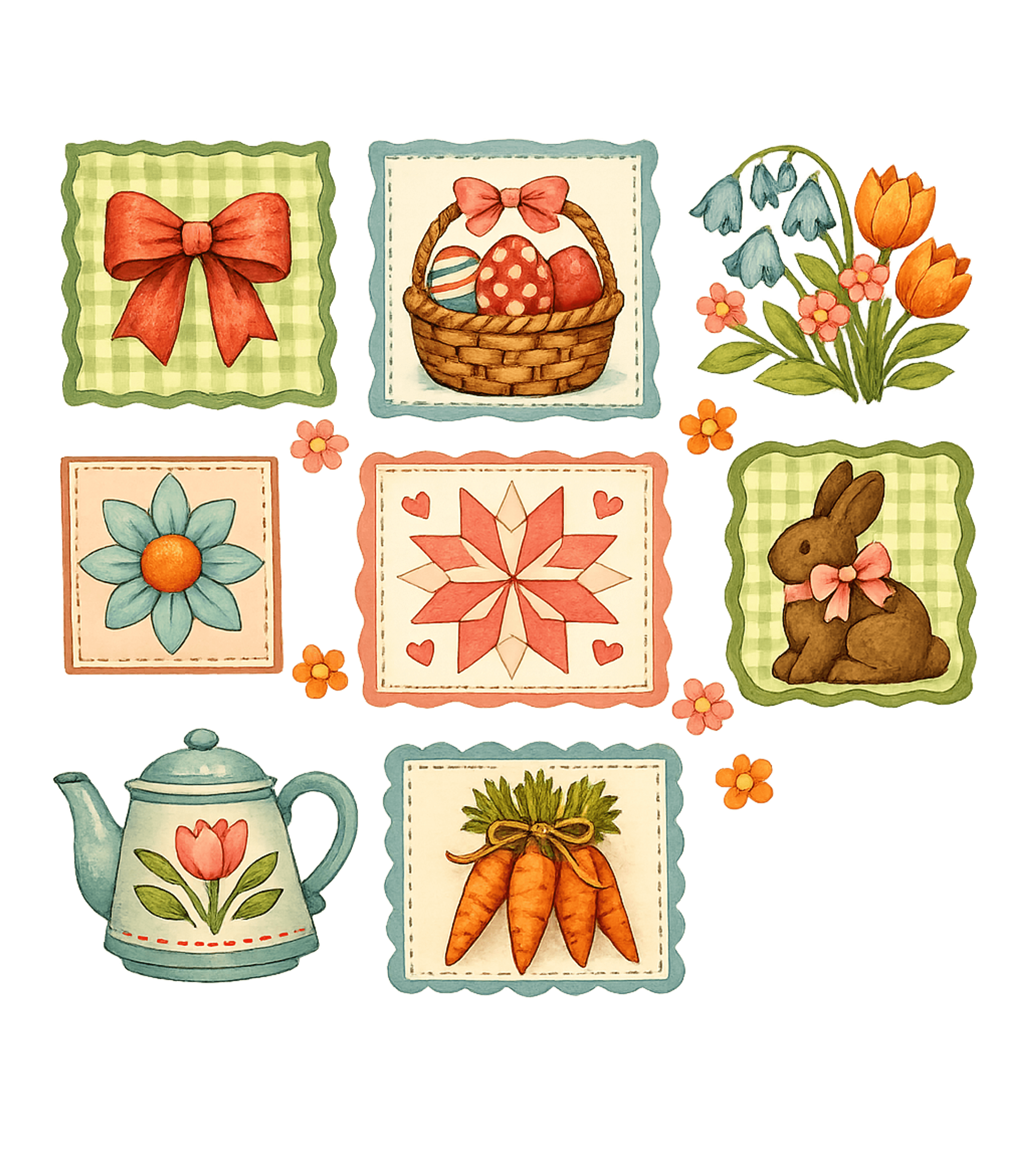 Vintage Easter Aesthetic Graphic Tee - Ivory