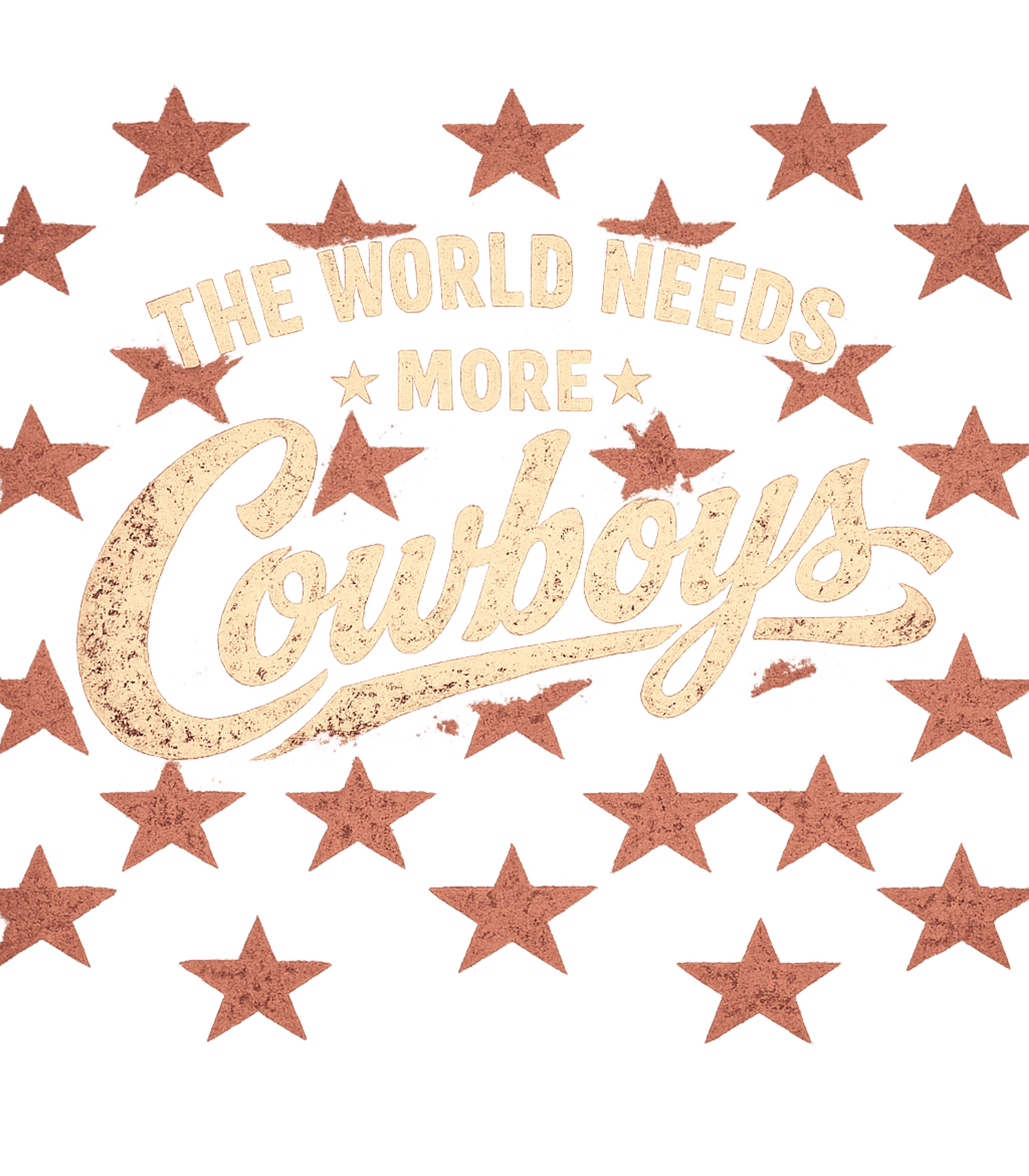 World Needs More Cowboys Star Graphic Tee