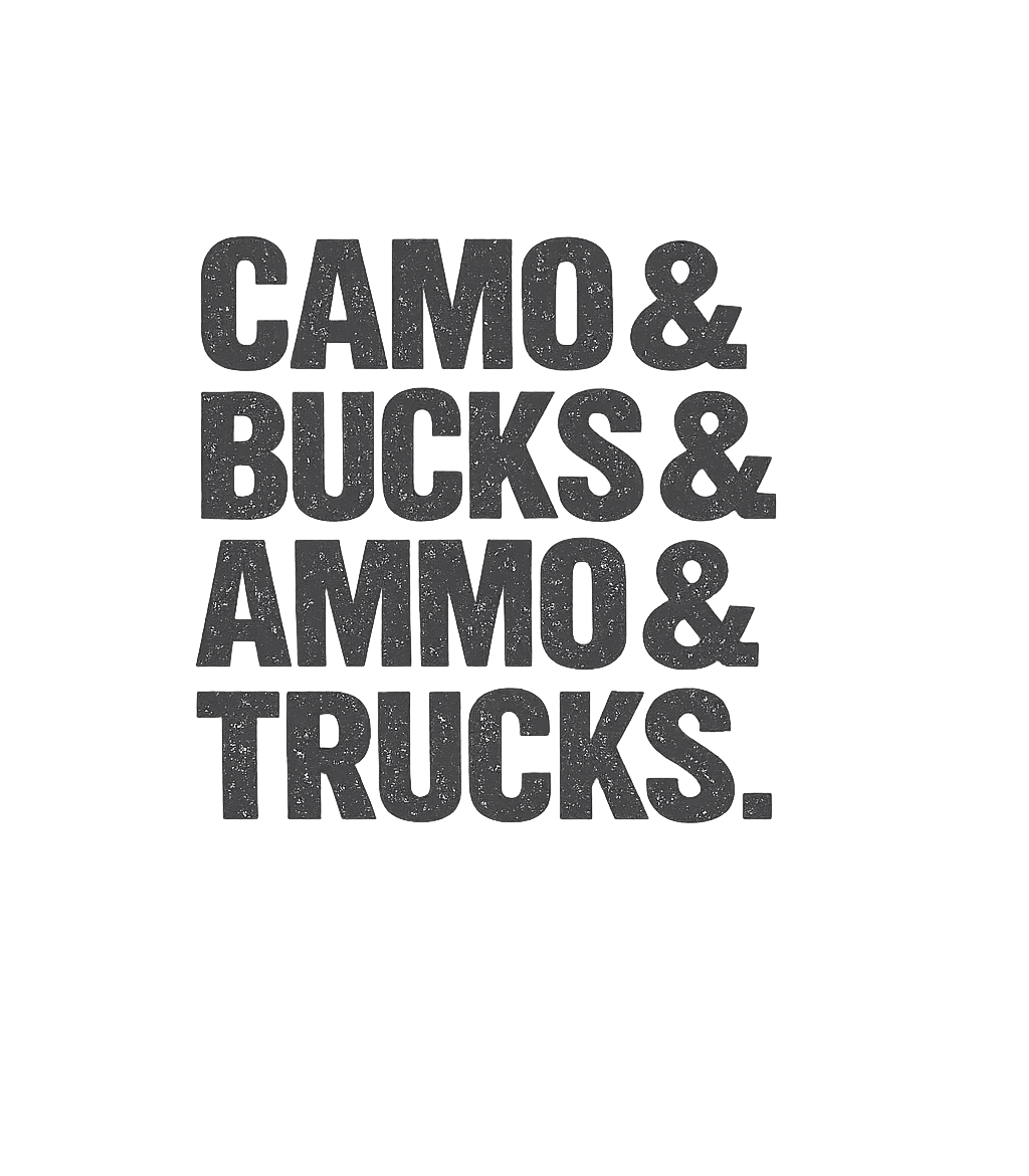 Camo Bucks Ammo Trucks