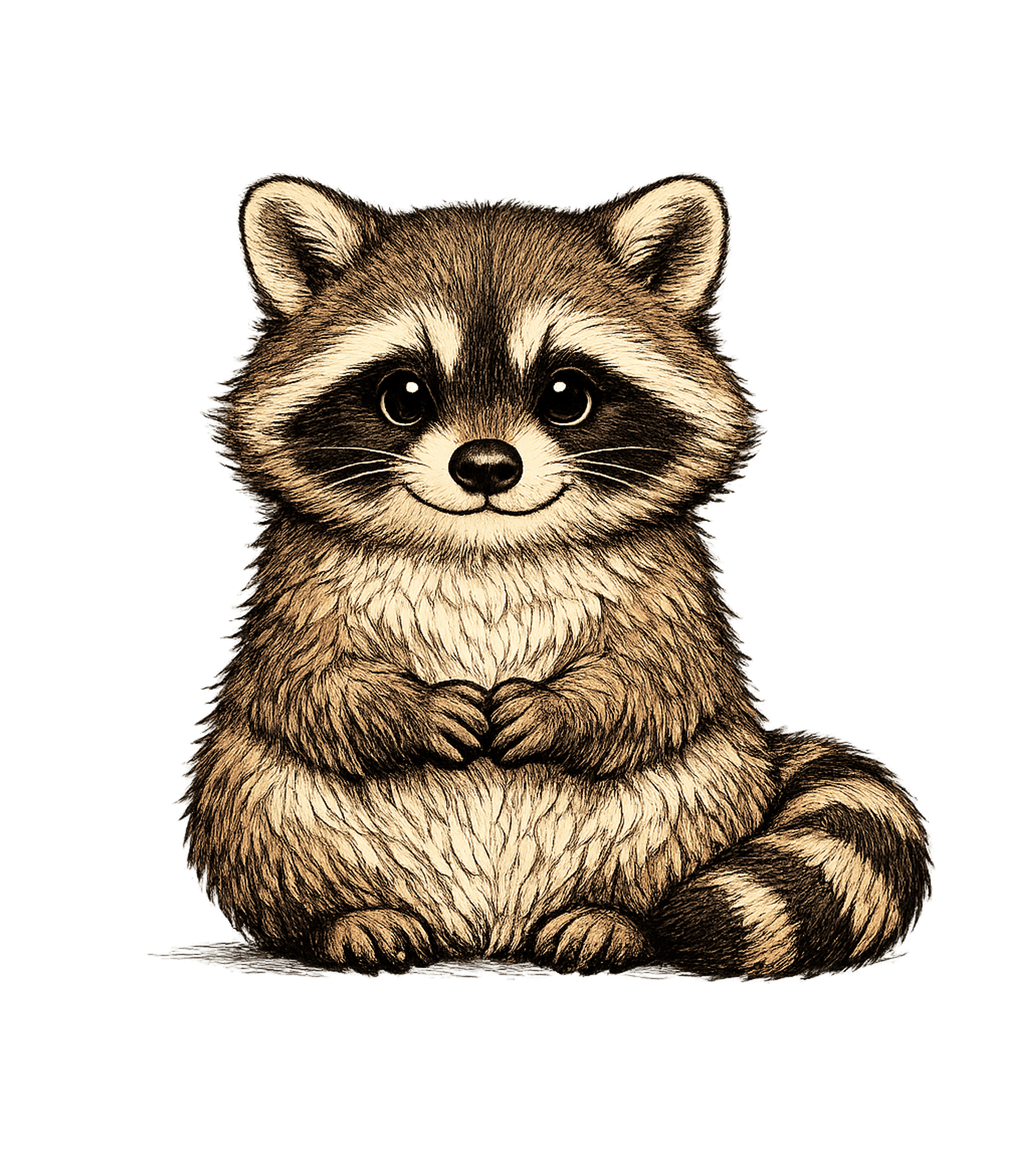 Cute Raccoon T-Shirt