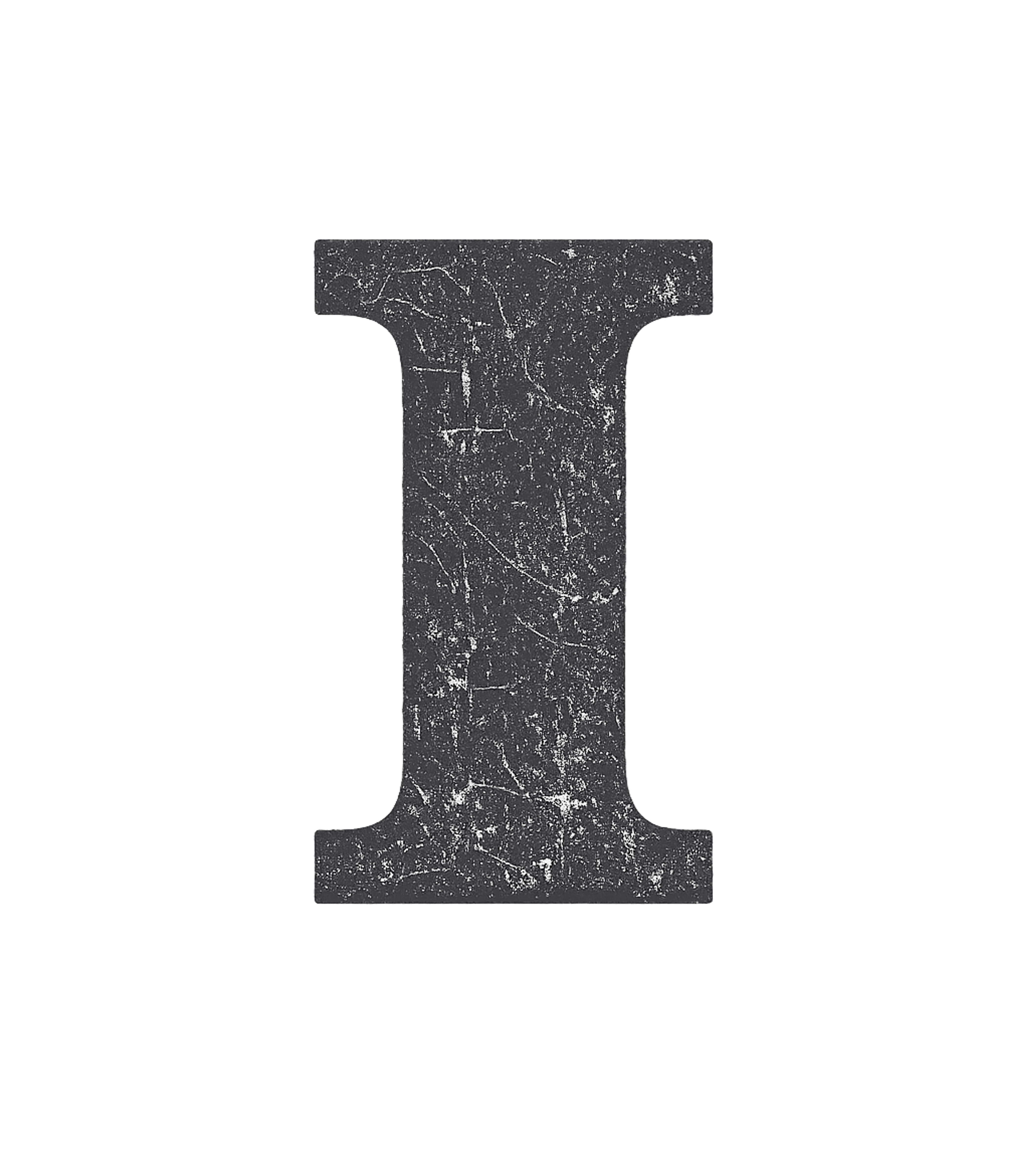 Letter I Initial Monogram T-Shirt