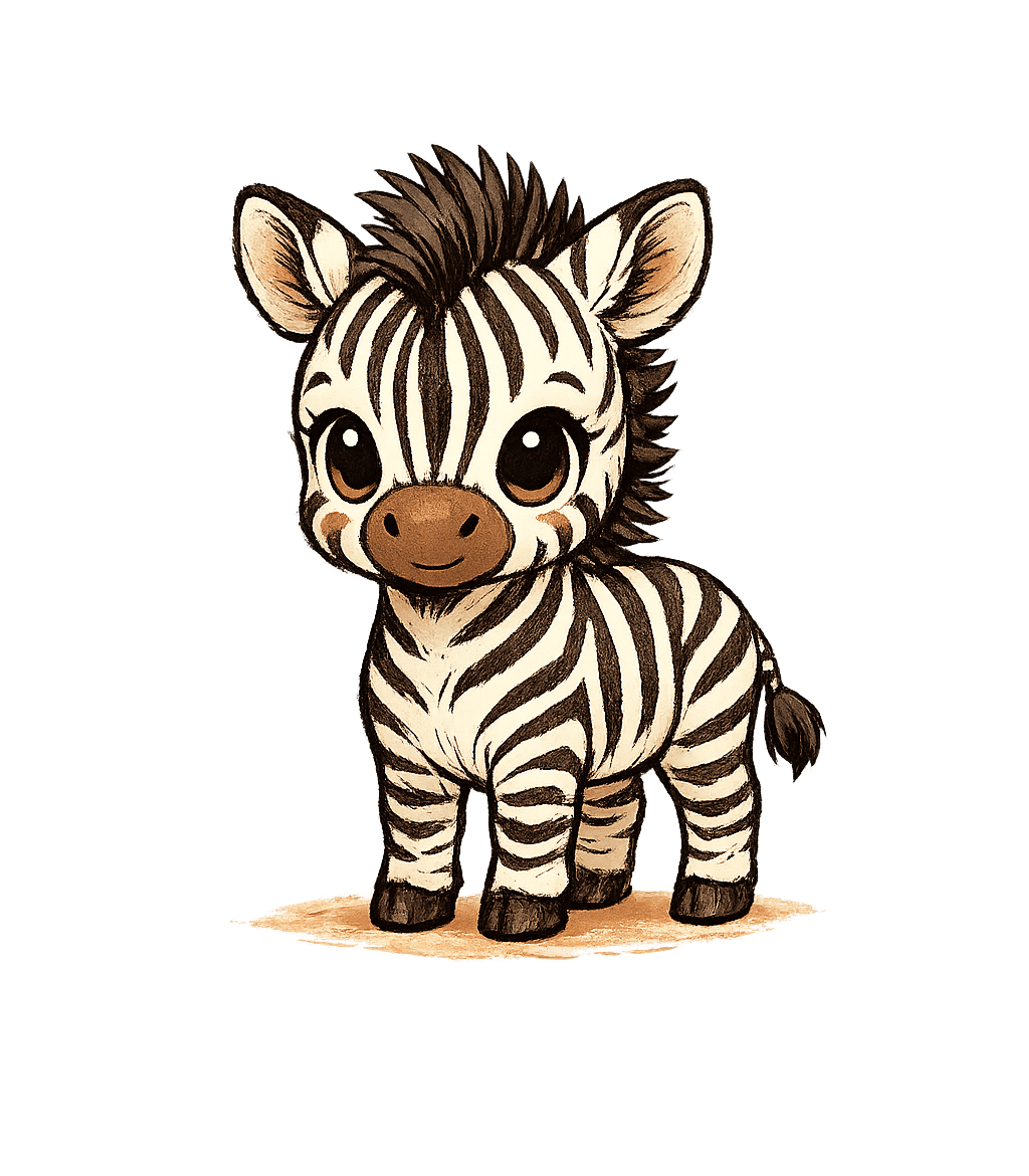 Happy Zoo Animal Zebra T-Shirt