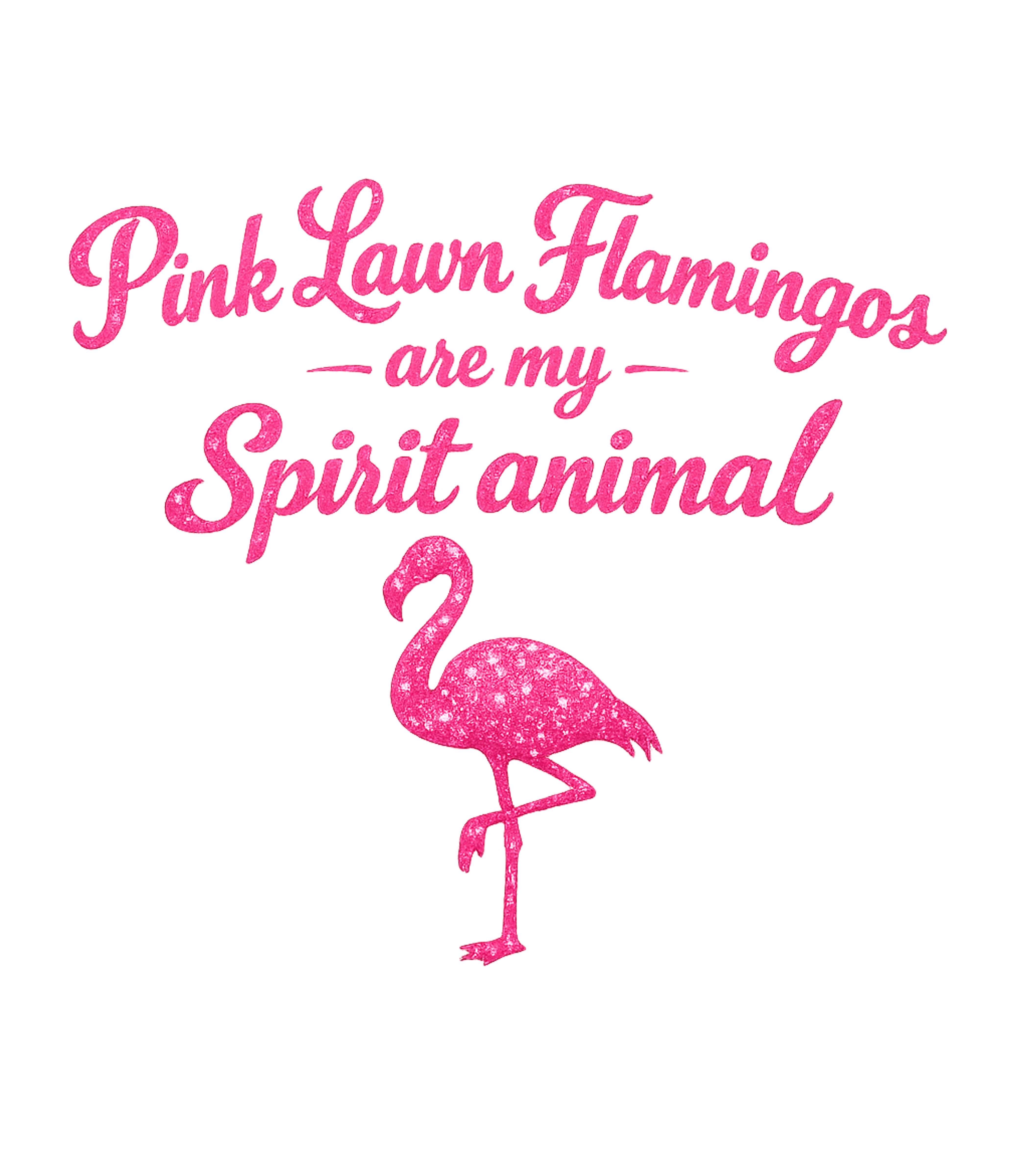 Pink Lawn Flamingos T-Shirt