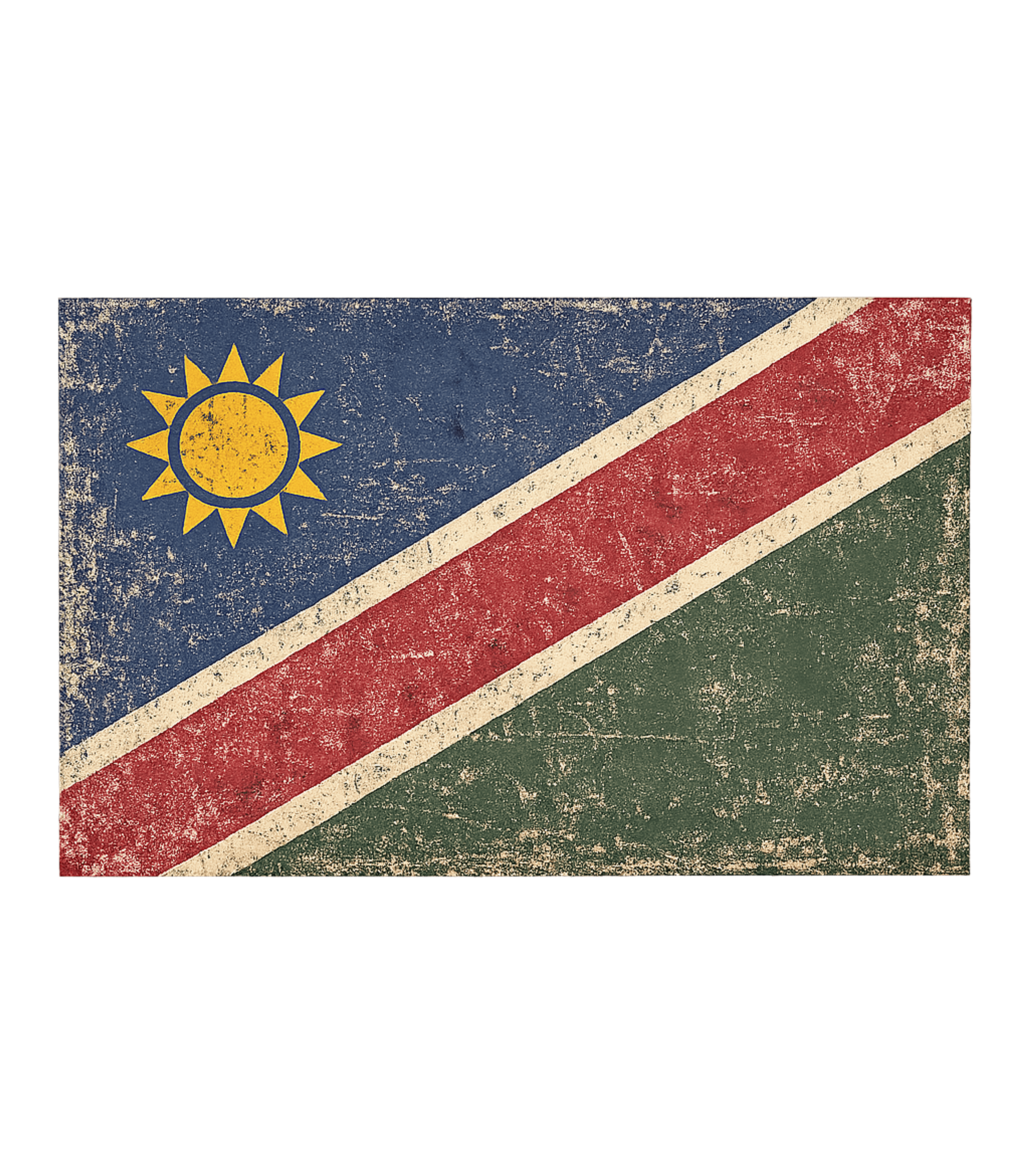 Retro Vintage Namibia Flag T-Shirt