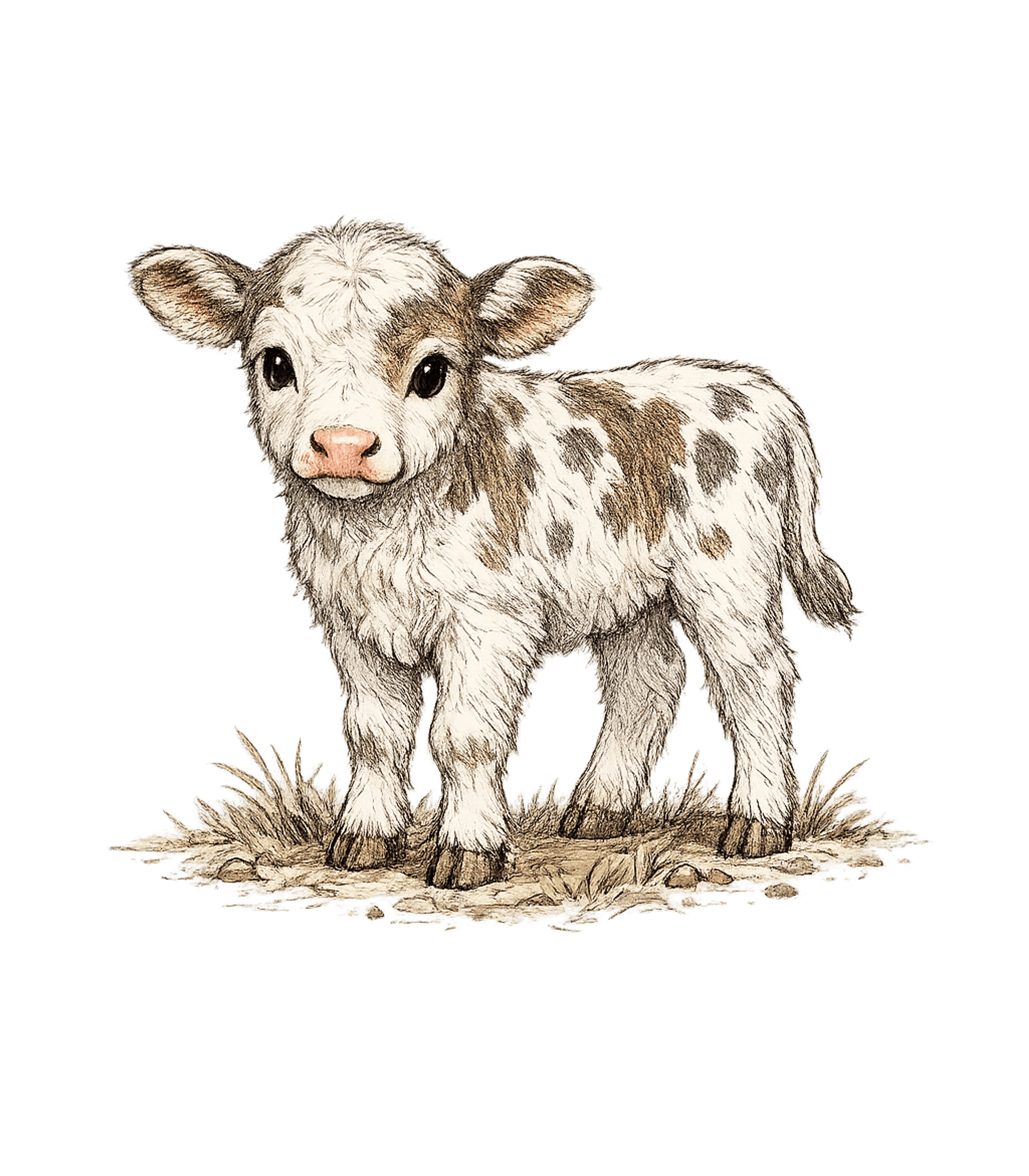 Cute Baby Calf