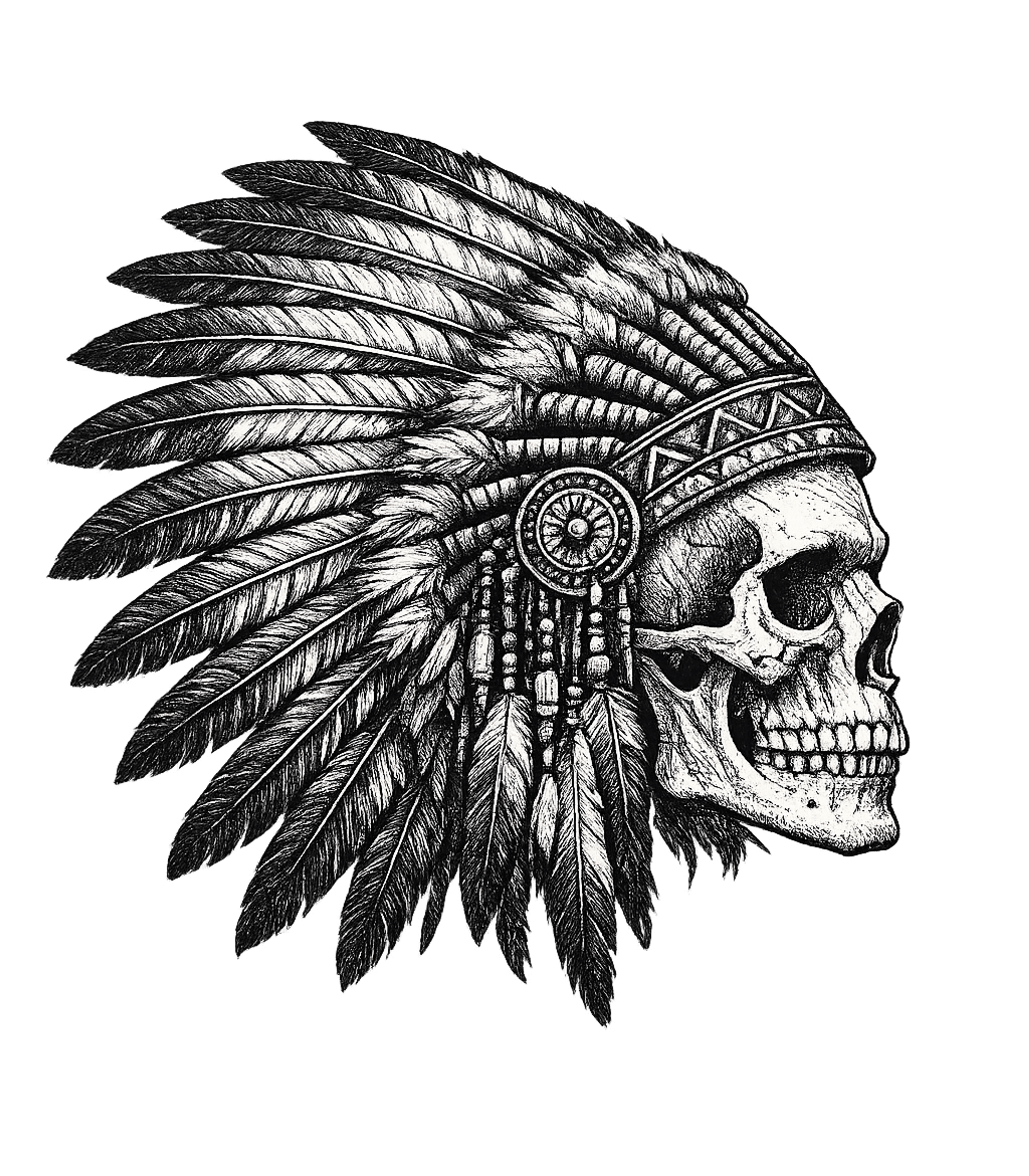 Skull Headdress T-Shirt