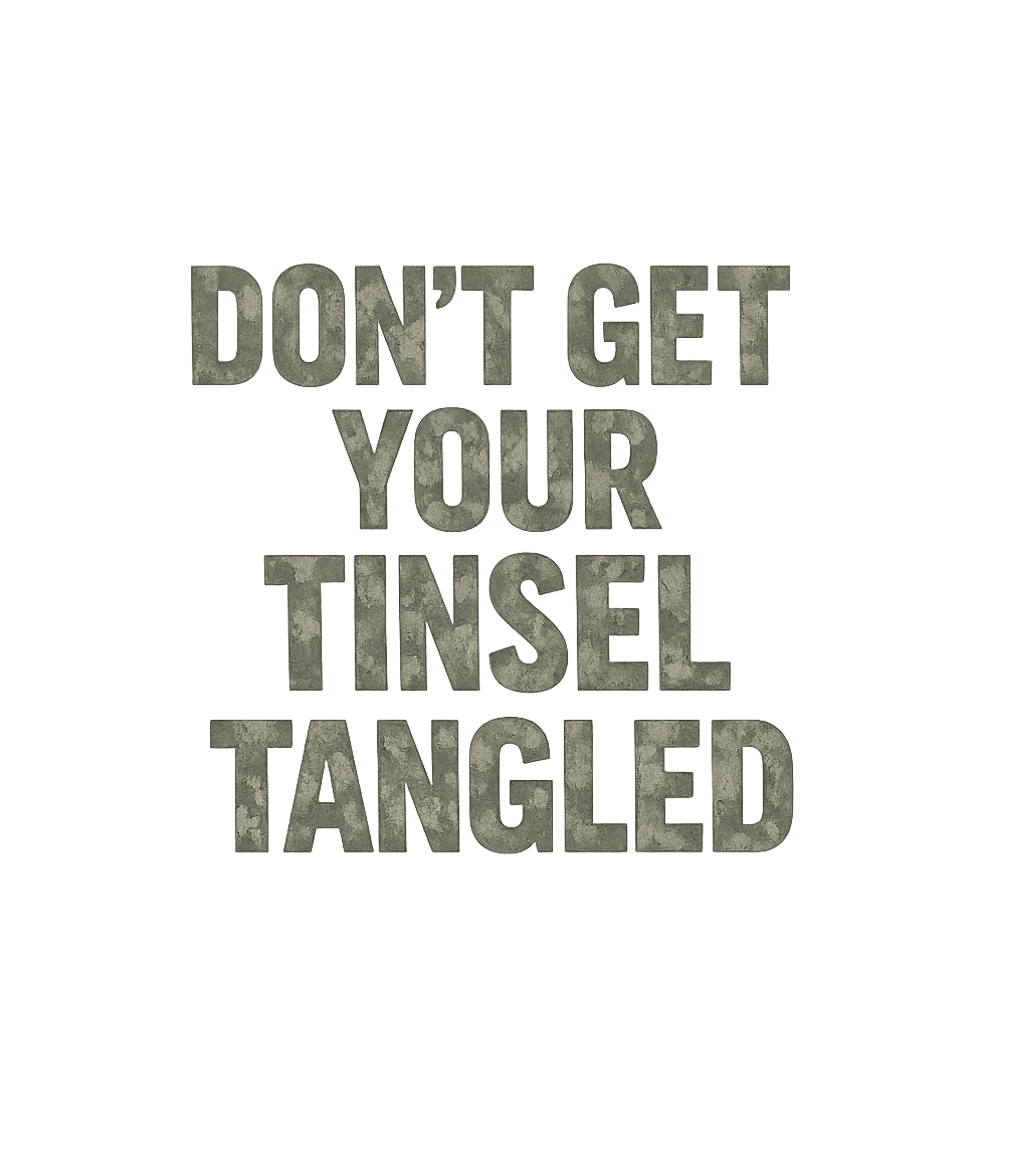 Tinsel Tangled Humor