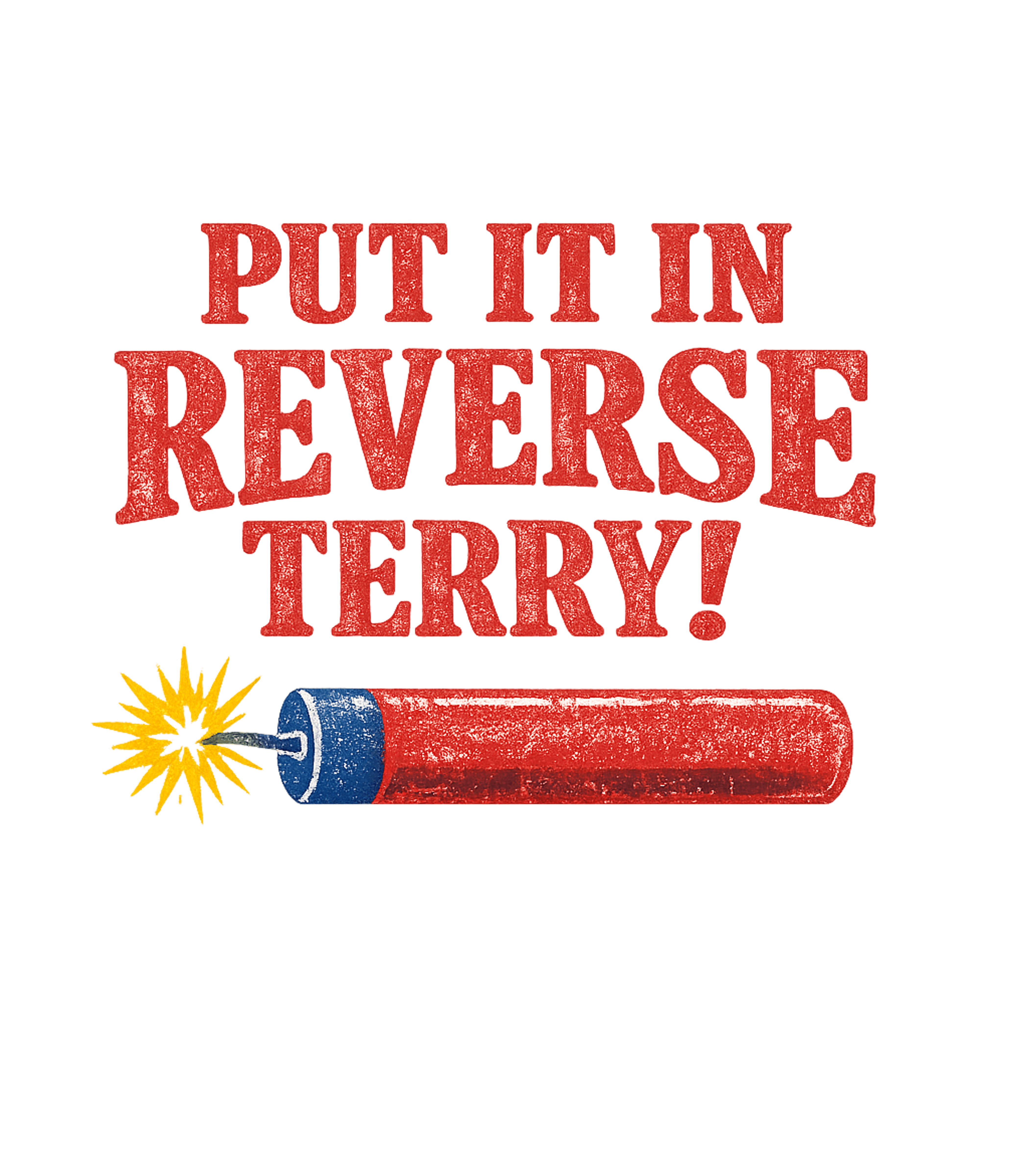 Put It In Reverse Terry T-Shirt