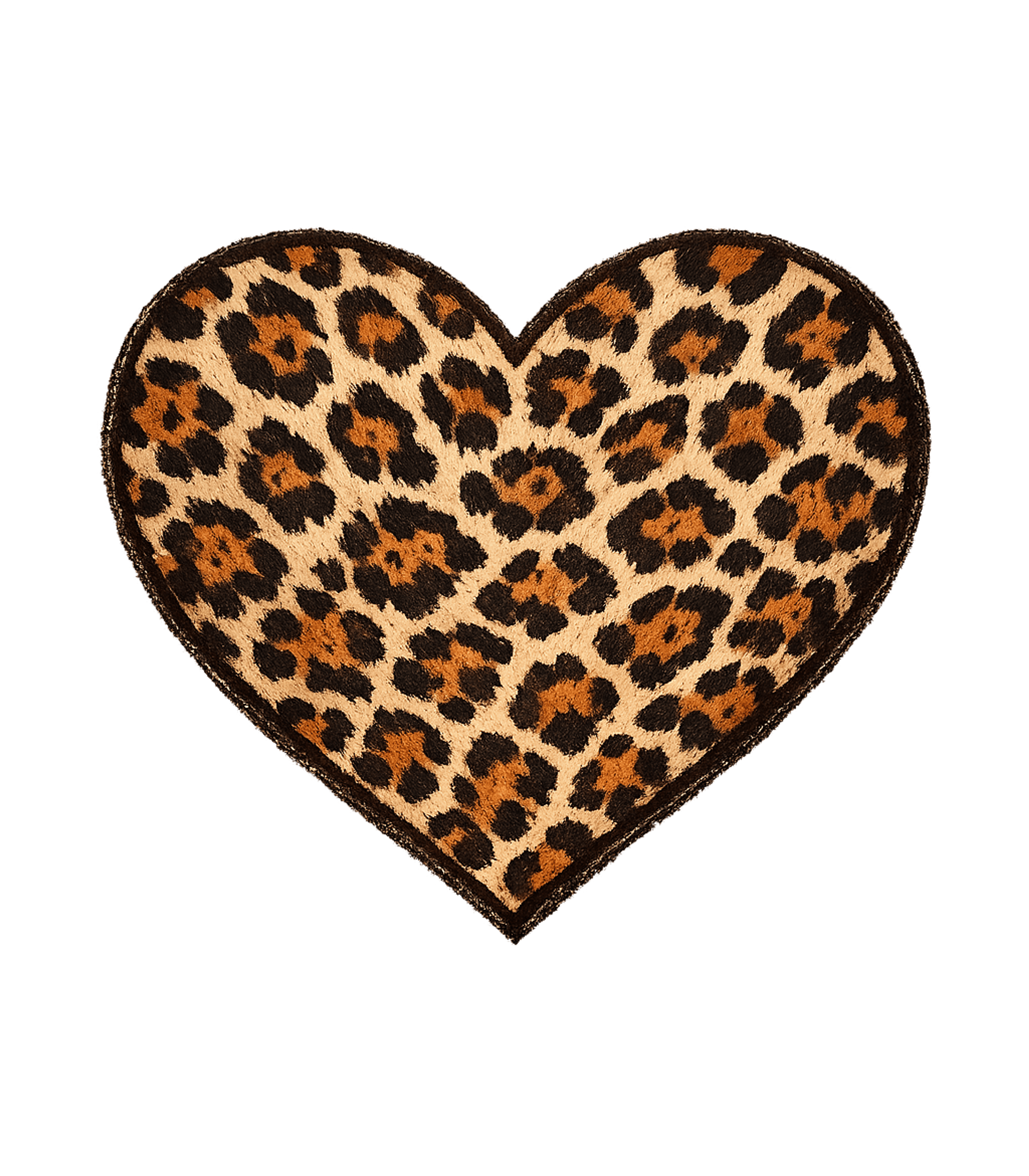 Cute Leopard Print Heart T-Shirt