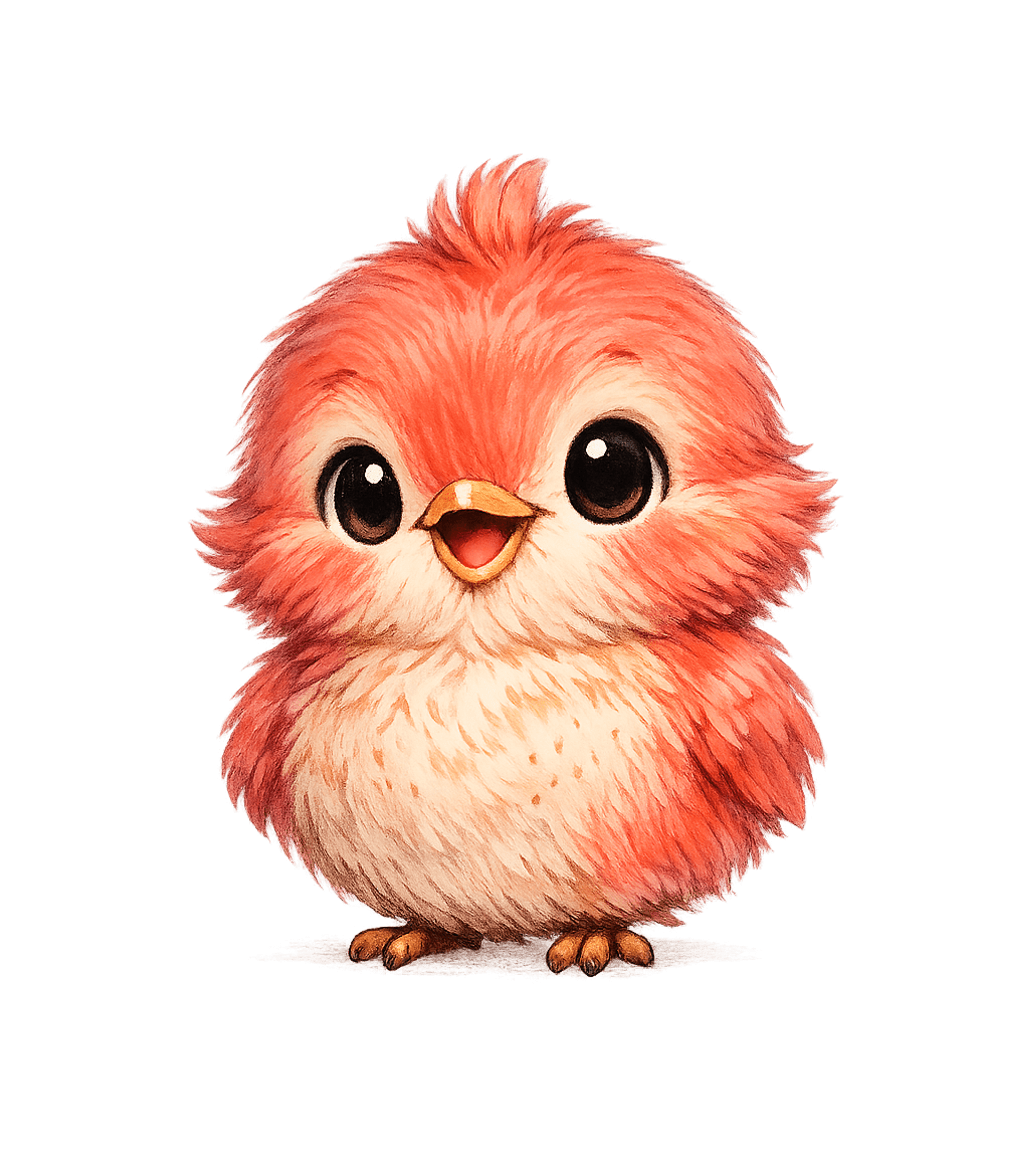 Adorable Red Bird T-Shirt