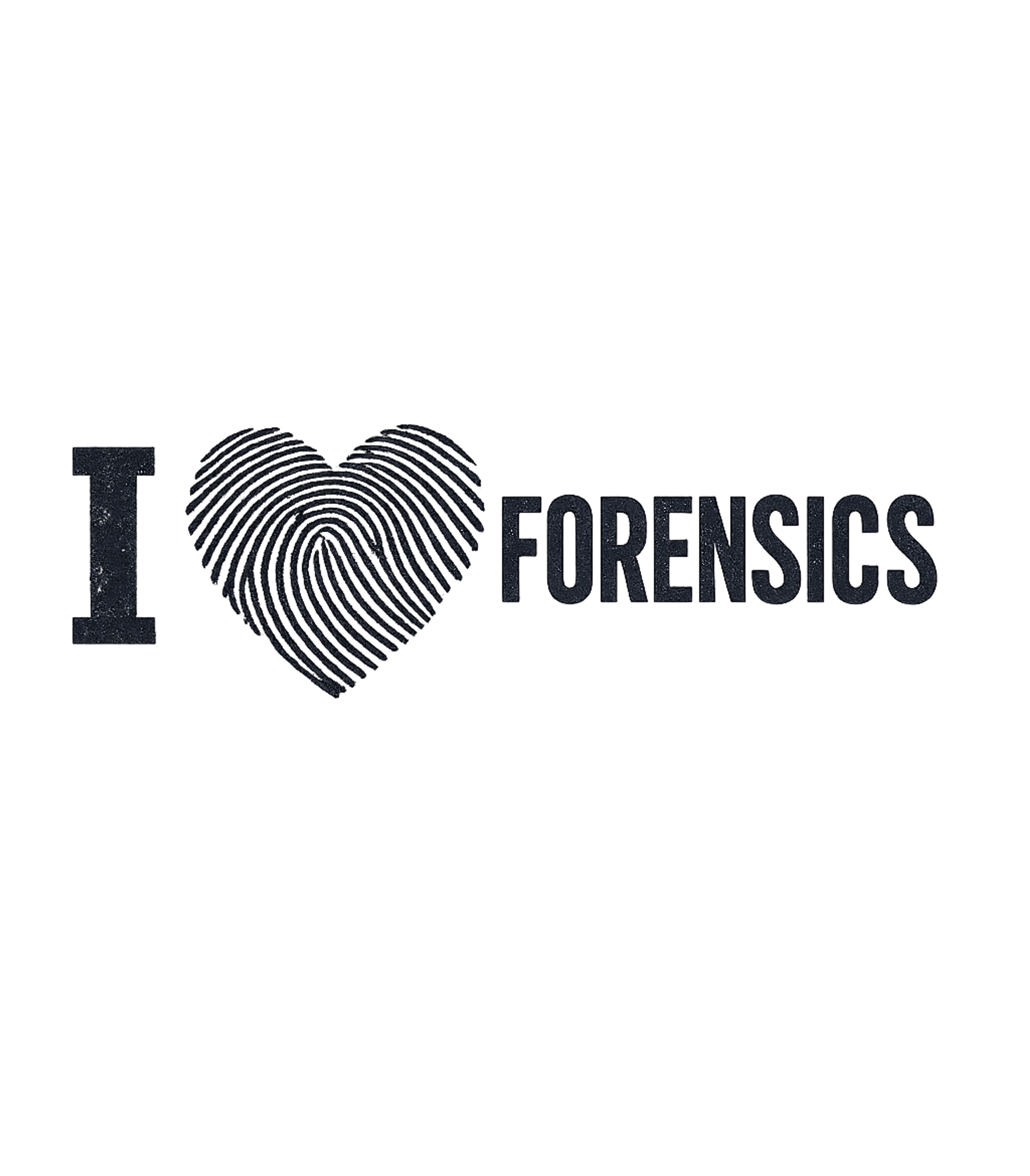 I Heart Forensics Criminology T-Shirt