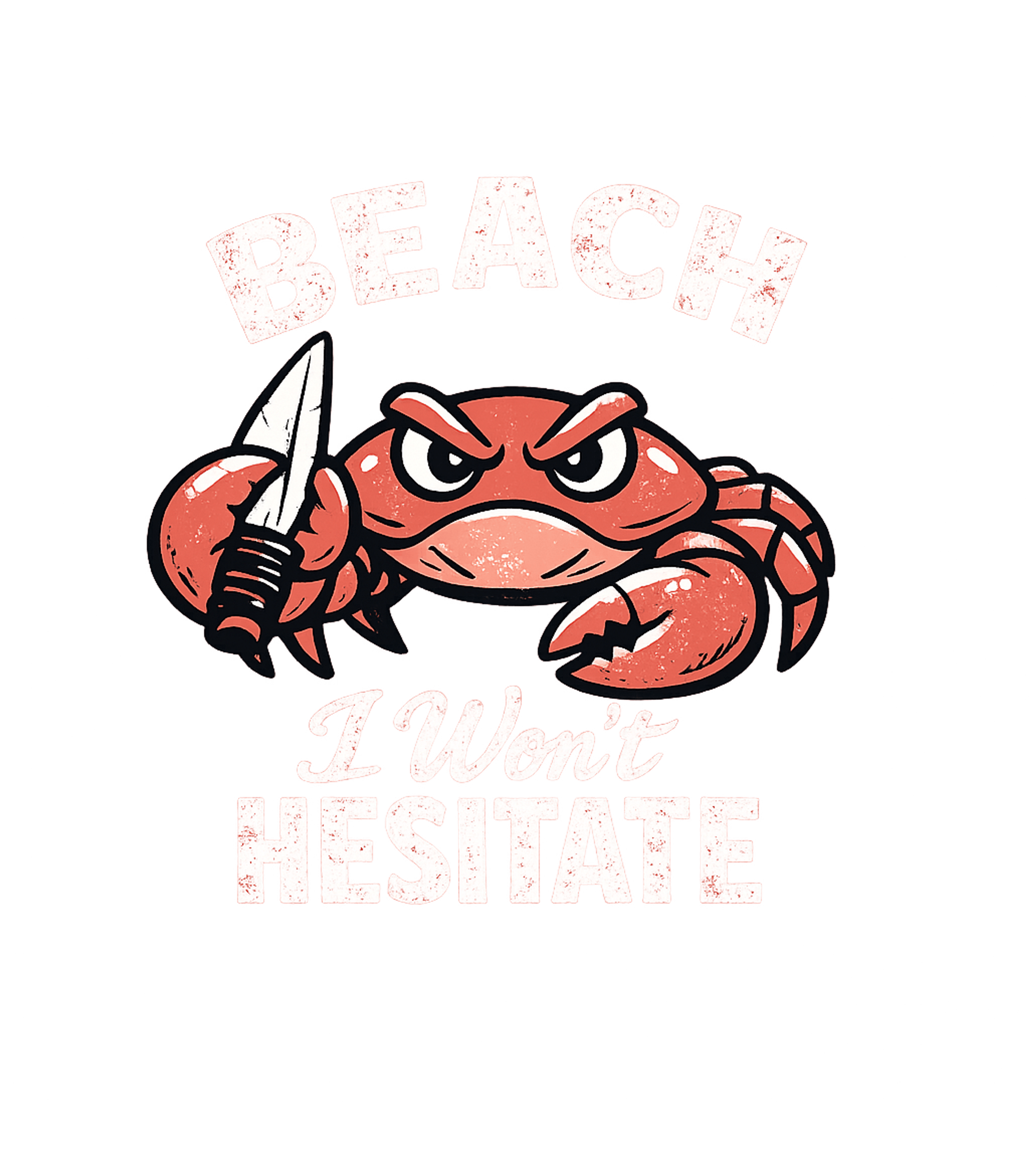 Beach Crab Hesitate