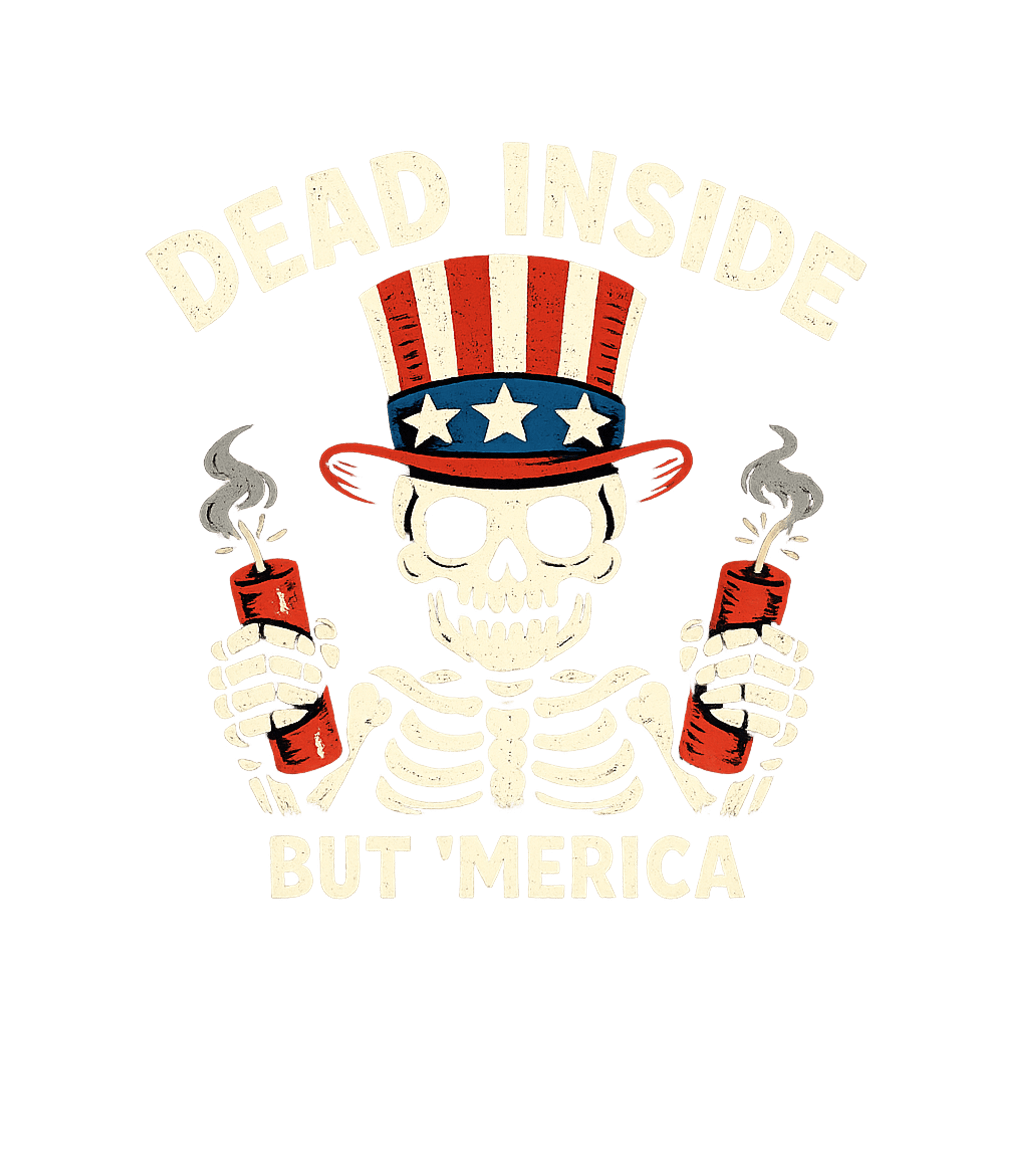 Dead Inside But Merica Men's T Shirt